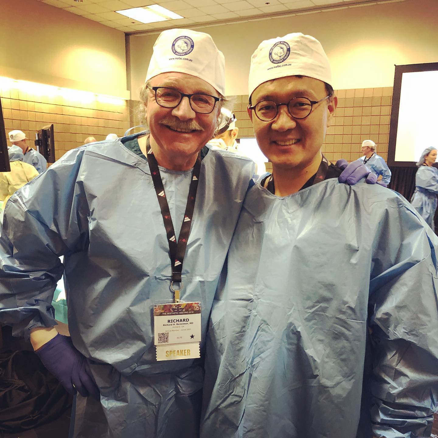 Bensimon - Dr. Richard Bensimon with fellow dissection faculty member ...