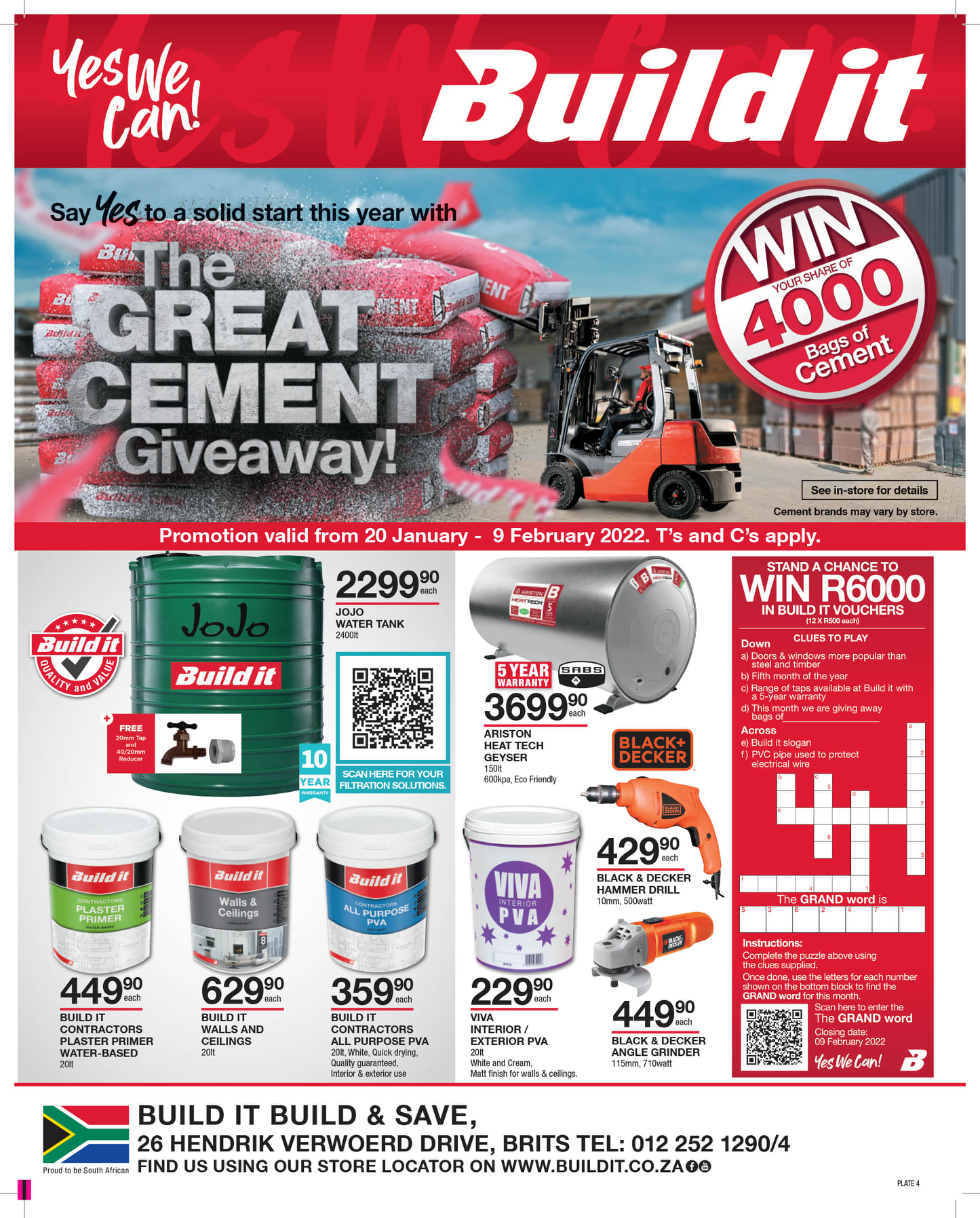 CHECK OUT OUR LATEST PROMO... - Build it Build & Save Brits | Facebook