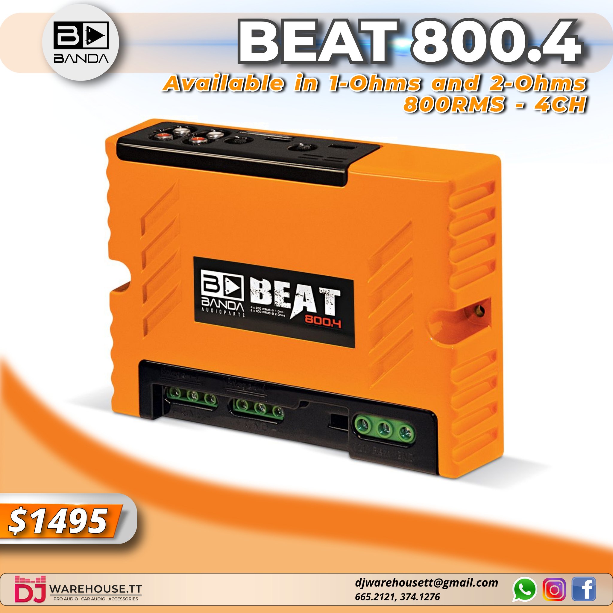 New Stock !!! ??? #BANDA BEAT 800.4 ($1495) ??? The Beat 
