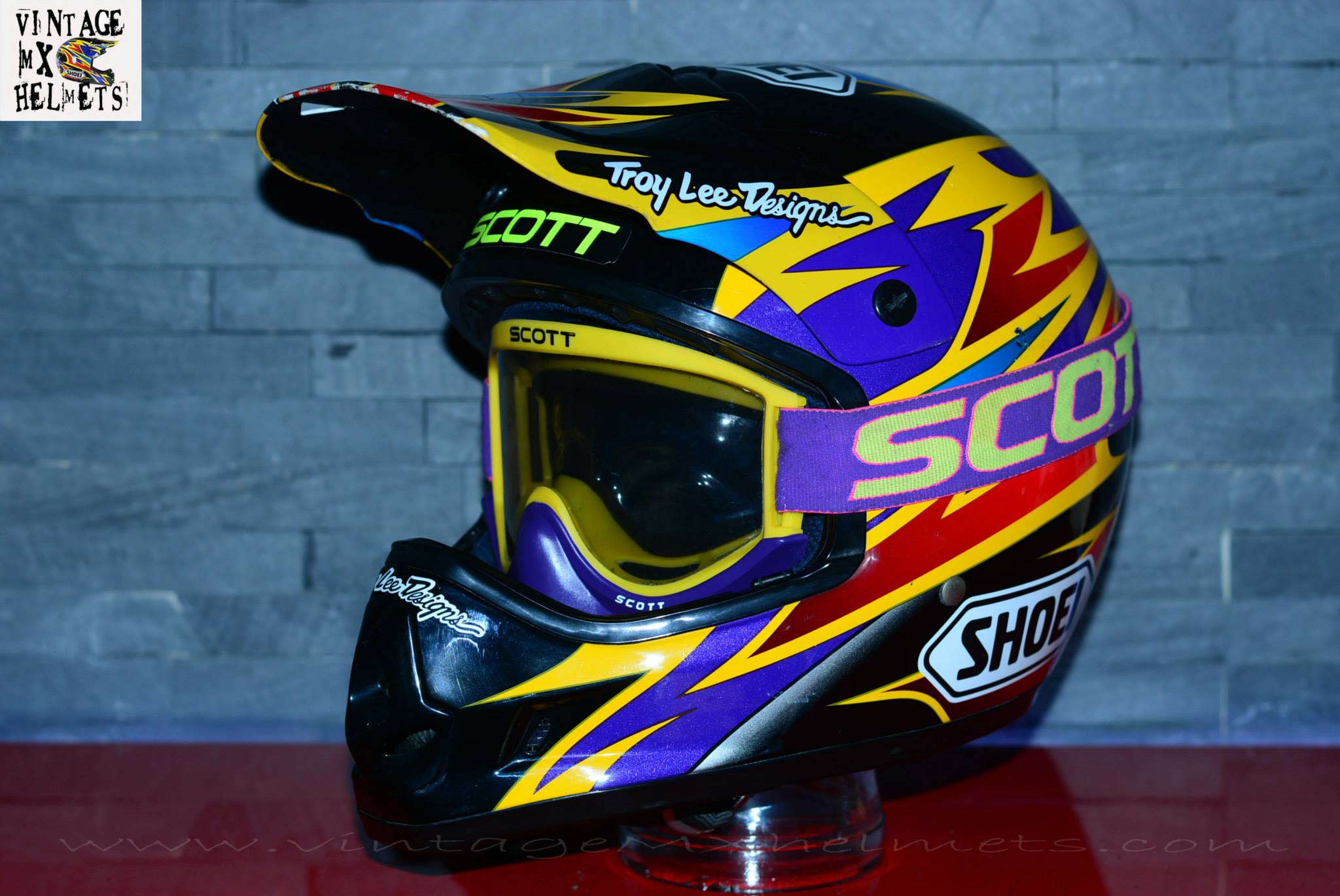 バイク SHOEI デーモン ブラッドショー VFX Troy Lee Designs