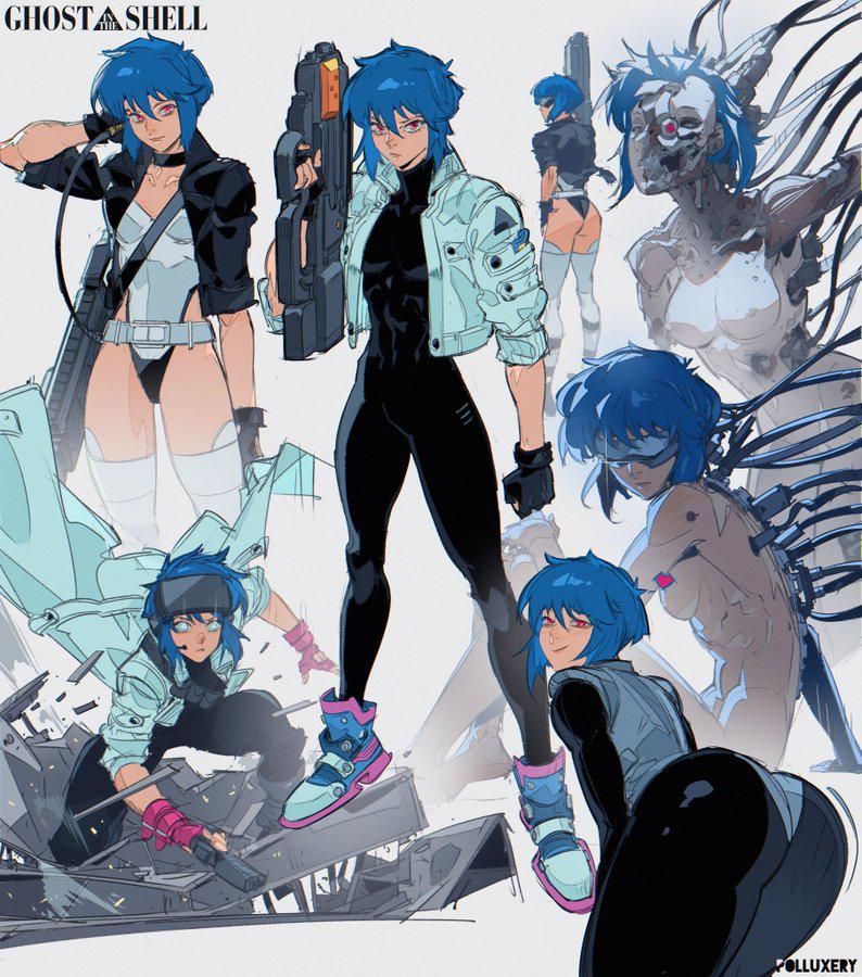 NEW GHOST IN THE SHELL / 攻殻機動隊 草薙素子 ORIGINAL COLORED