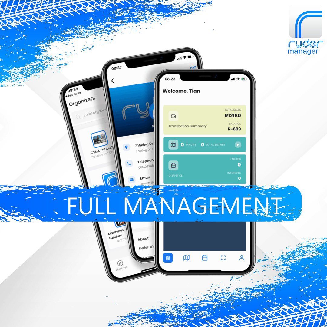 Ryder - The Ryder Manager App gives you the full power and...
