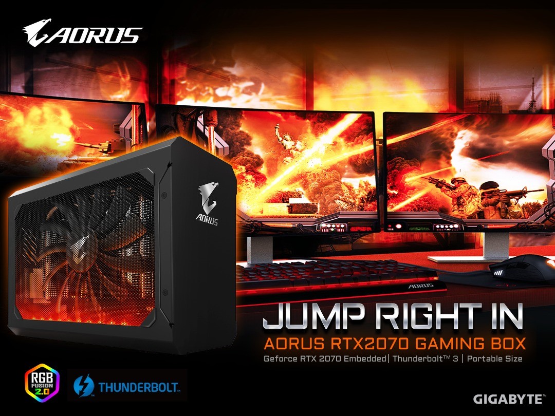 AORUS - AORUS RTX 2070 Gaming Box is available now !! Turn... | Facebook
