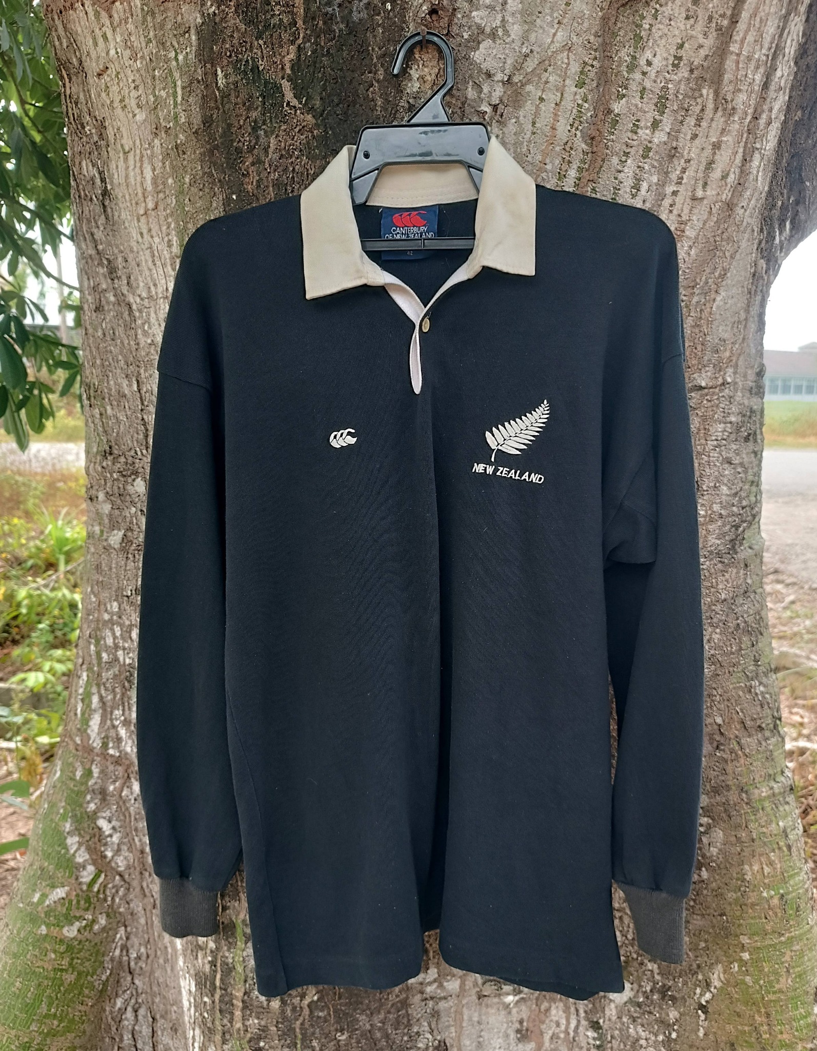 Vintage 1990s Canterbury of New Zealand All Blacks long-sleeve