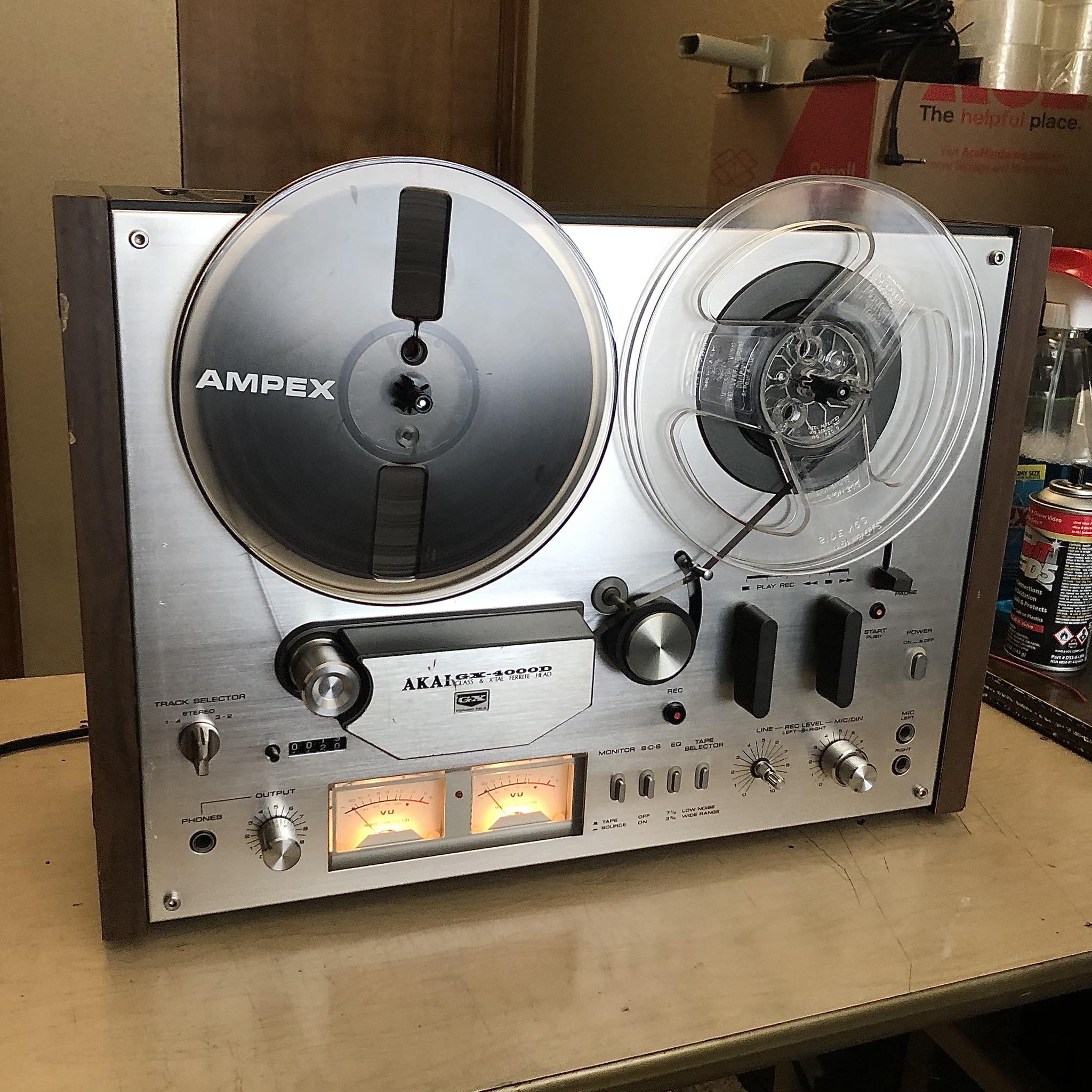 Fixing muffled recordings on Akai GX-4000D?