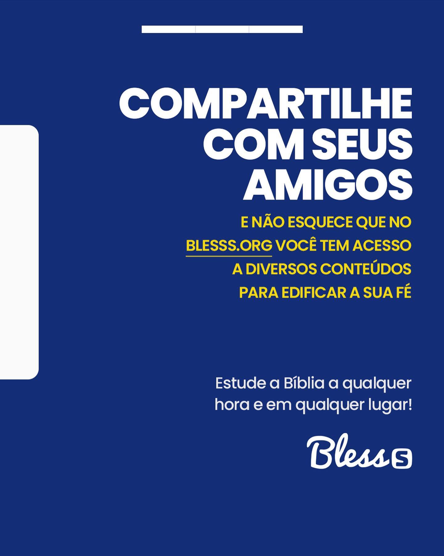 Blesss - Você não está sozinho! 👉 O desafio de viver de modo santo em ...