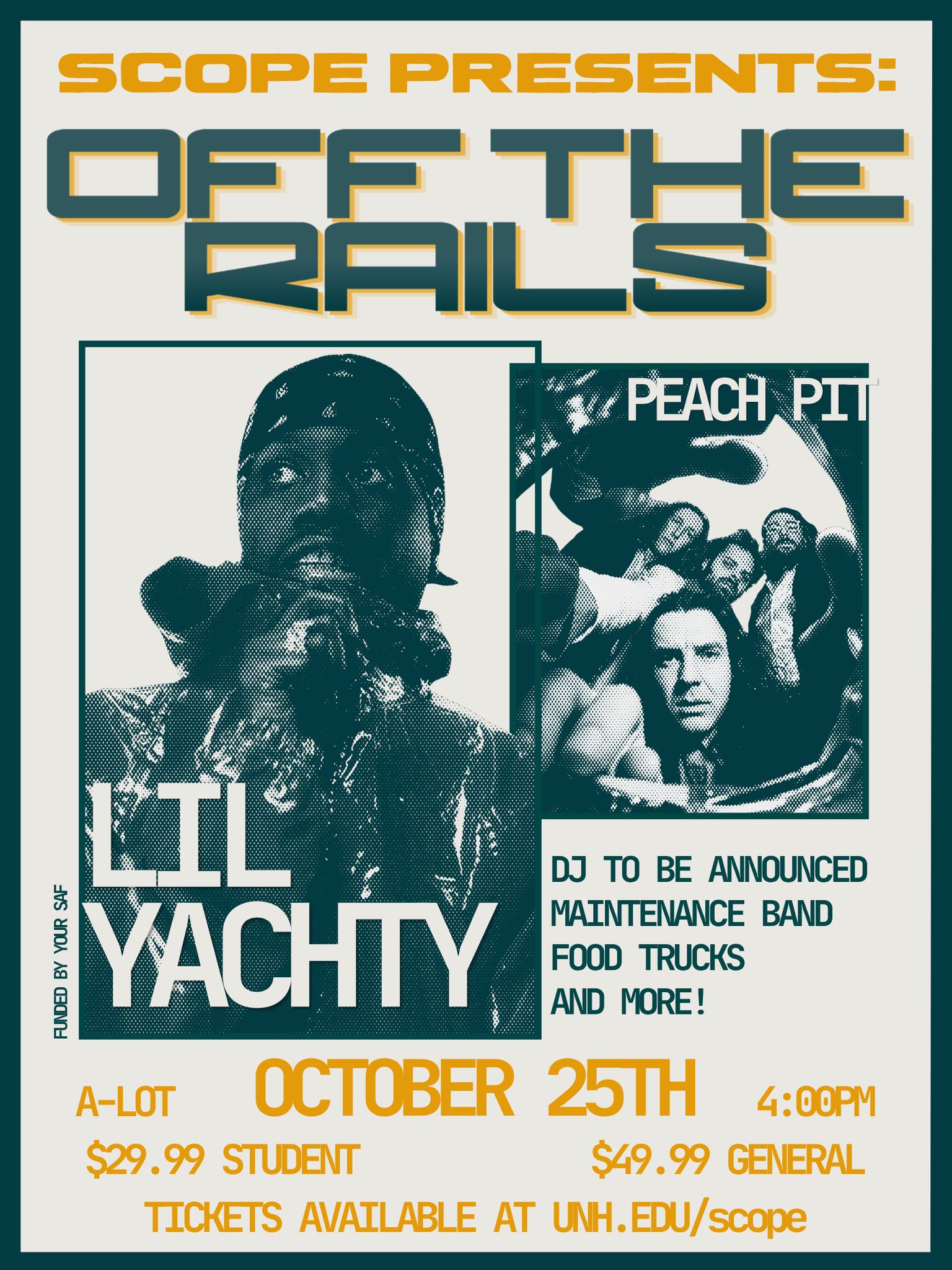 SCOPE OFF THE RAILS: YACHTY & PEACH PIT