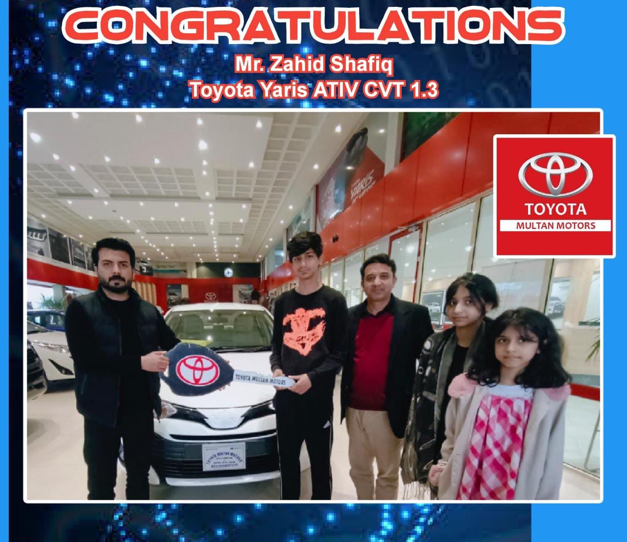 Toyota Yaris ATIV CVT 1.3 delivered... - Toyota Multan Motors | Facebook