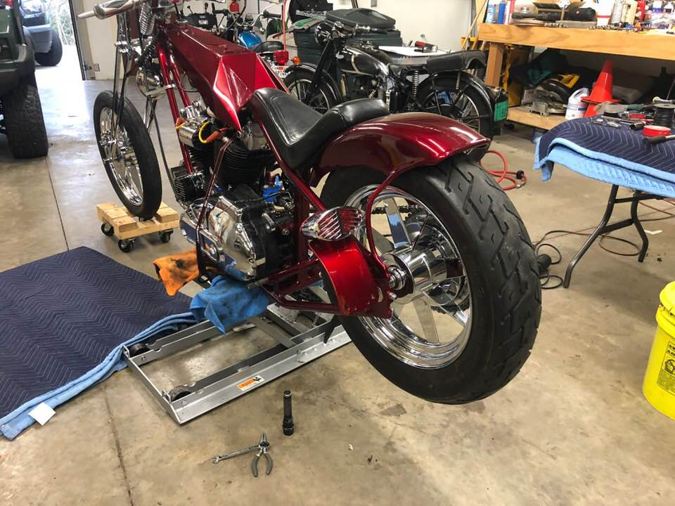 THANK YOU FOR VIEWING MY ITEM THIS IS A CUSTOM CHROME SOFTAIL 00