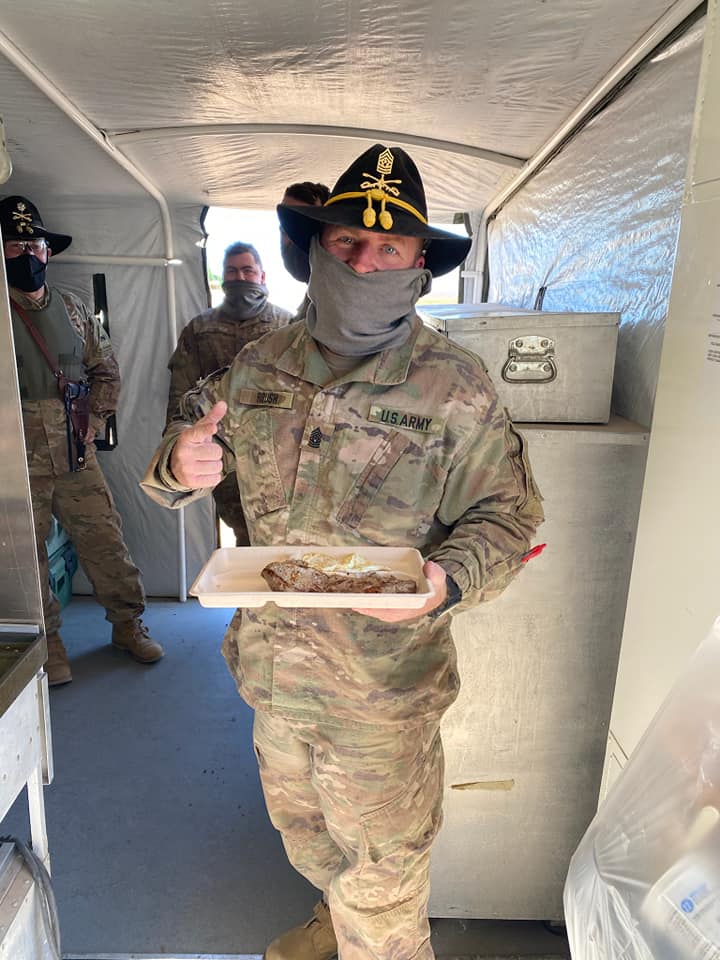 LTC Baker and CSM Roush getting... - Dakota Troop, 1-1 CAV | Facebook