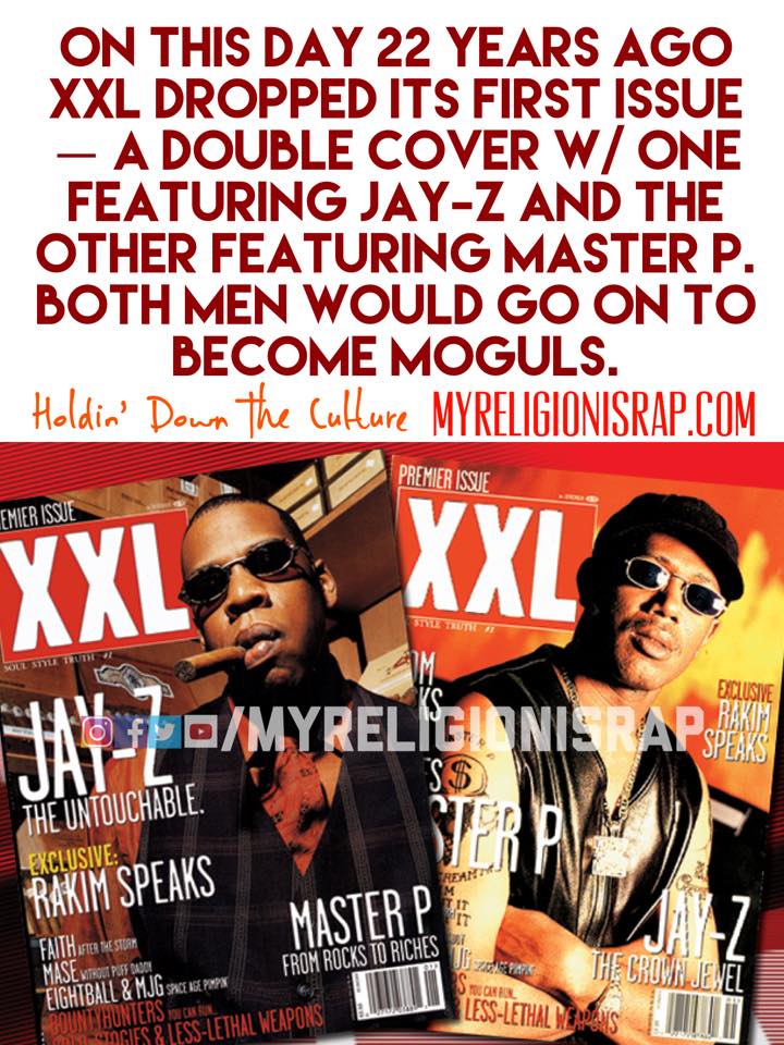 「The Source Magazine」「XXL」「VIBE」「Age」 27 years ago XXL released their premier issue.