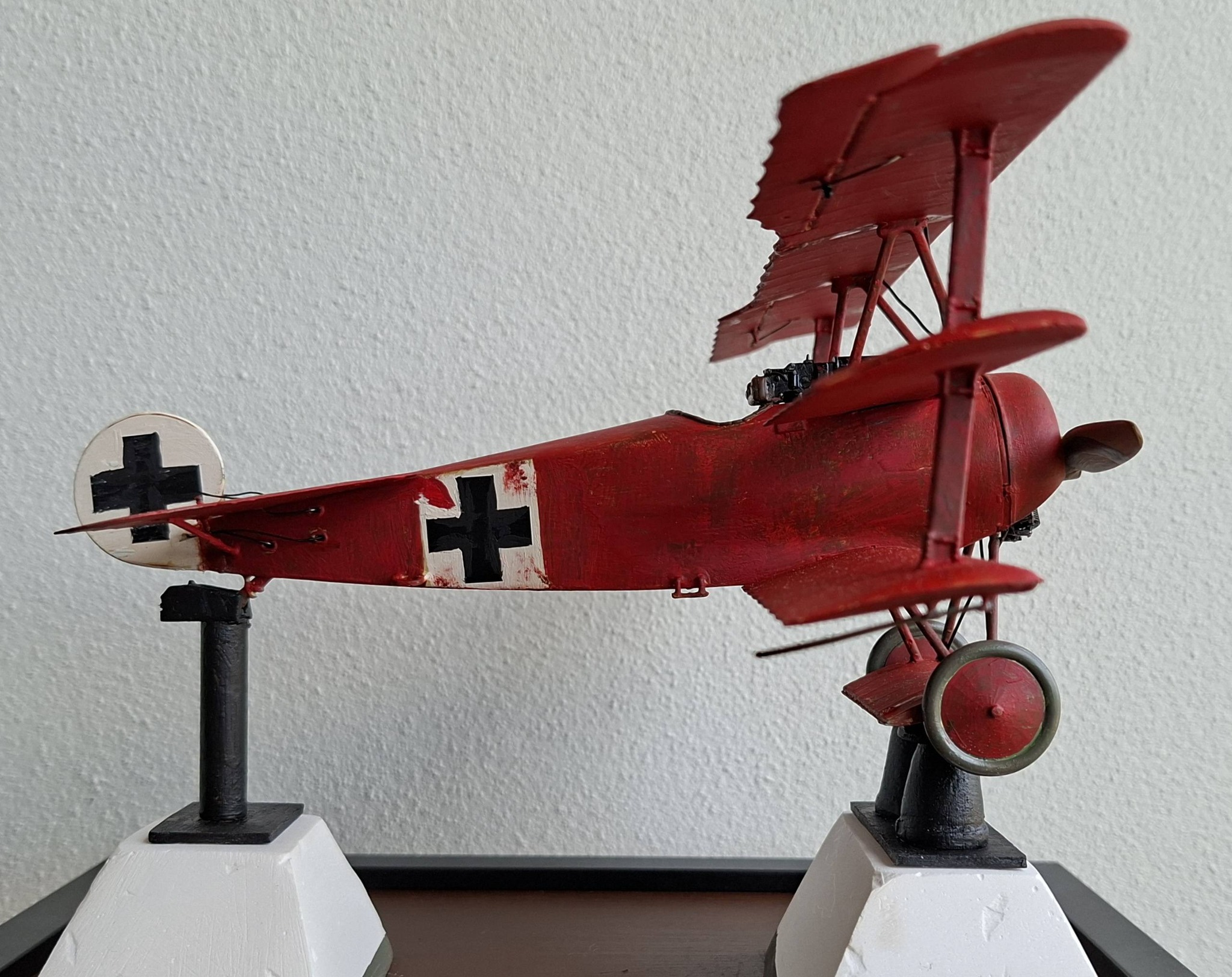 Hasagawa 1/8 DR-1 triplane museum model. Another very expensive kit.