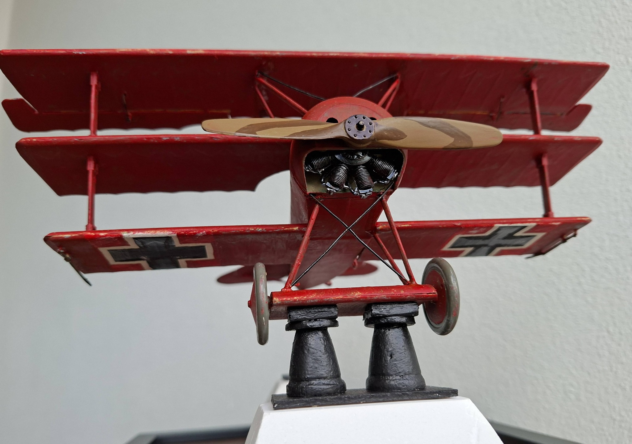 Hasagawa 1/8 DR-1 triplane museum model. Another very expensive kit.