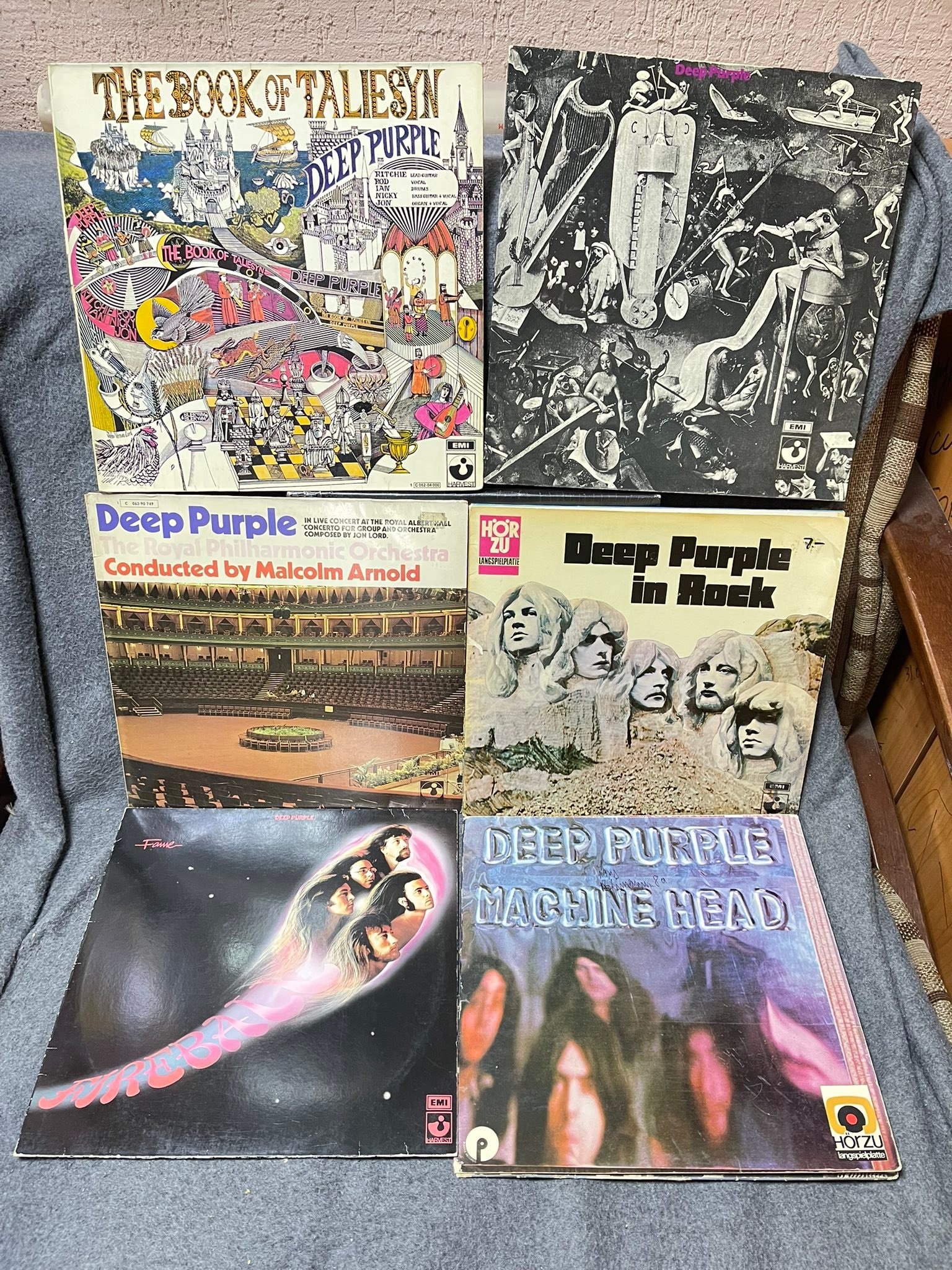 DEEP PURPLE - The Book Of Taliesyn , Gatefold , Label:Harvest – 1 