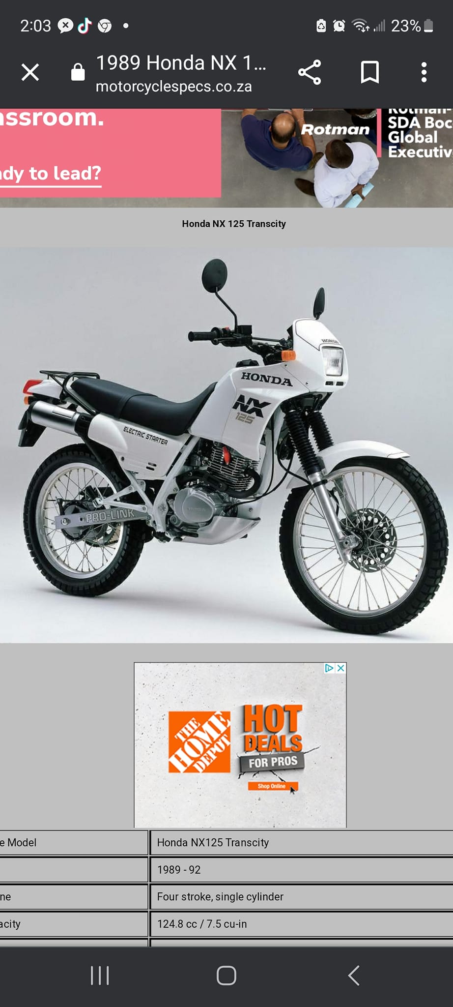 1989 Honda NX125 wiring harness and fairings needed
