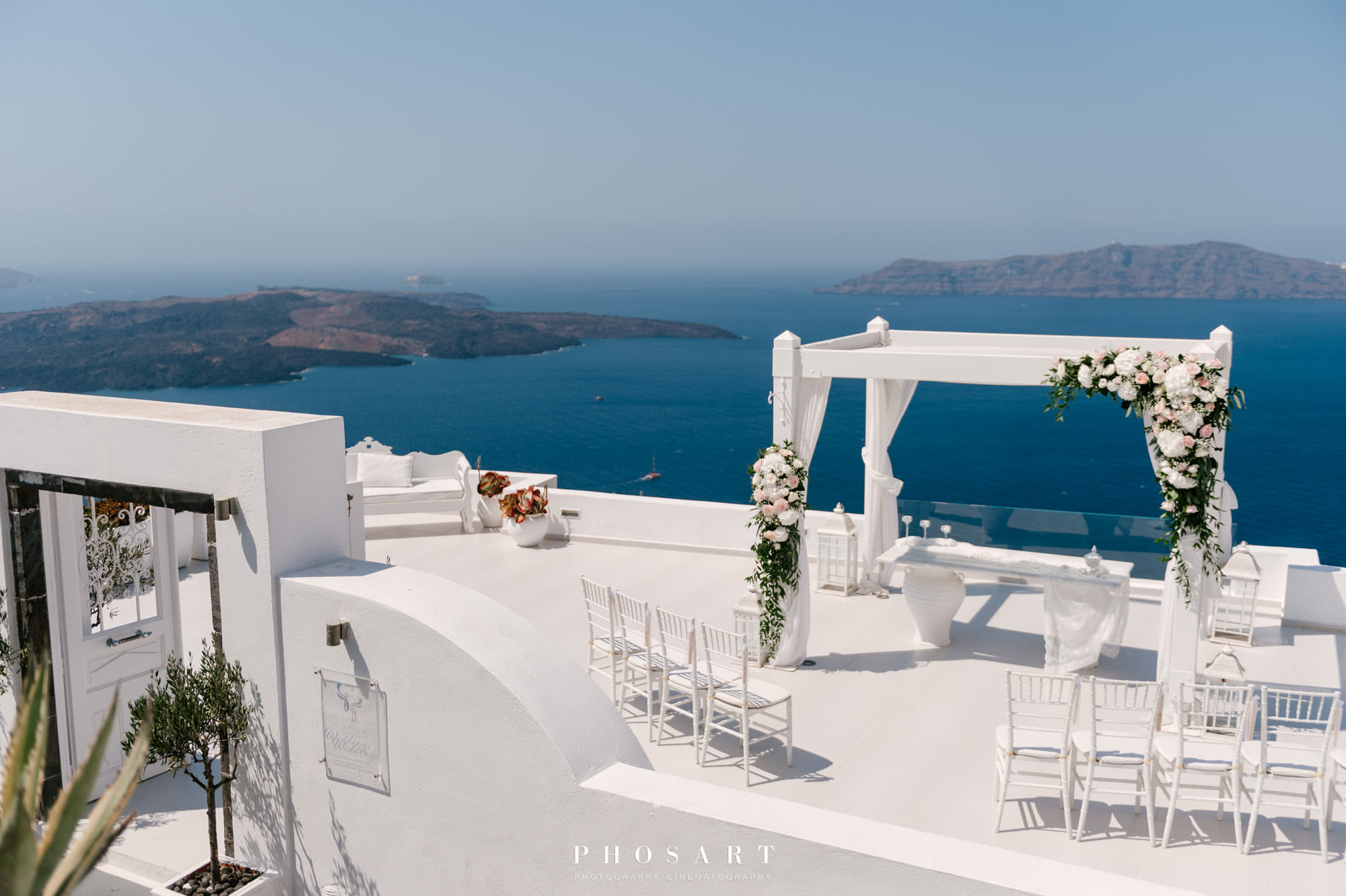 マーメイド 😍Breathtaking Santorini Wedding 4* Dana Villas & Suites, Greece