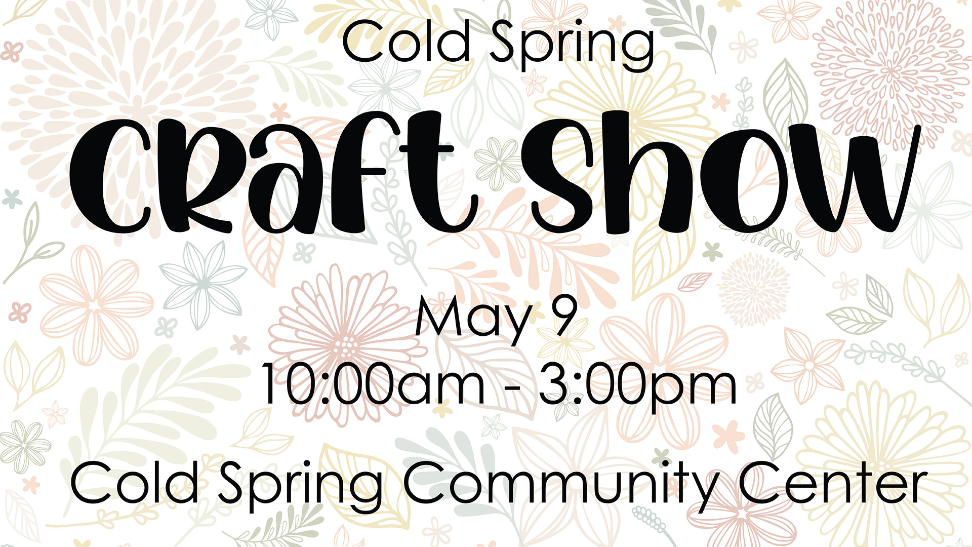 Cold Spring Craft Show