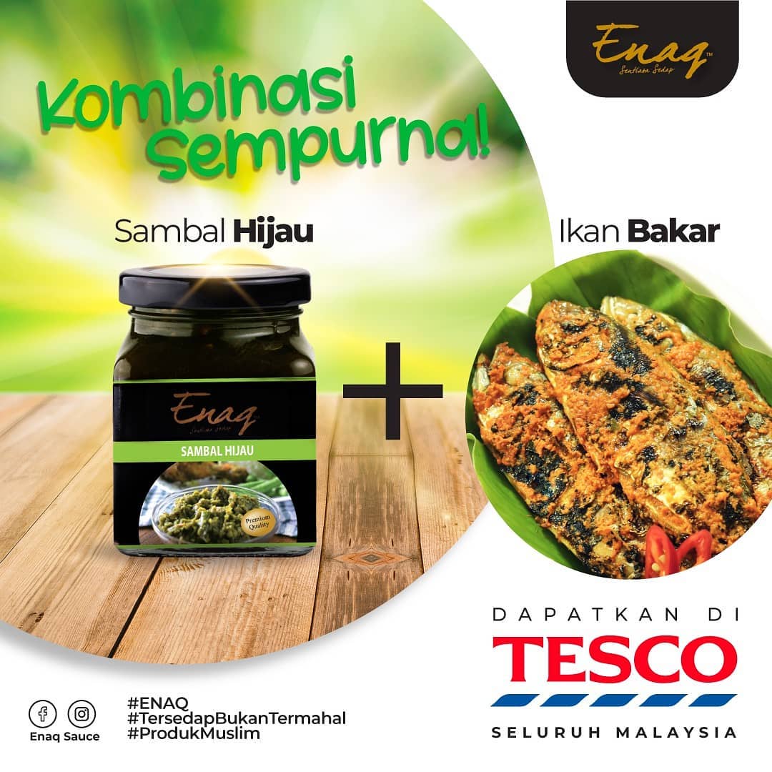 Enaq Sauce Alamak Hari Ini Nak Menjamu Ikan Bakar Tapi Enaq Sambal Hijau Belum Beli Lagi Jangan Risau Lagi Jika Anda Inginkan Kombinasi Sempurna Tetapi Tercari Cari Di Mana