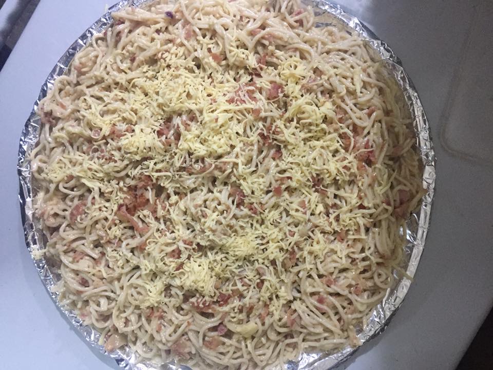 Neth's - Medium bilao of Creamy Carbonara Thank you Ms. Lorie! ♥️ Bukas ...