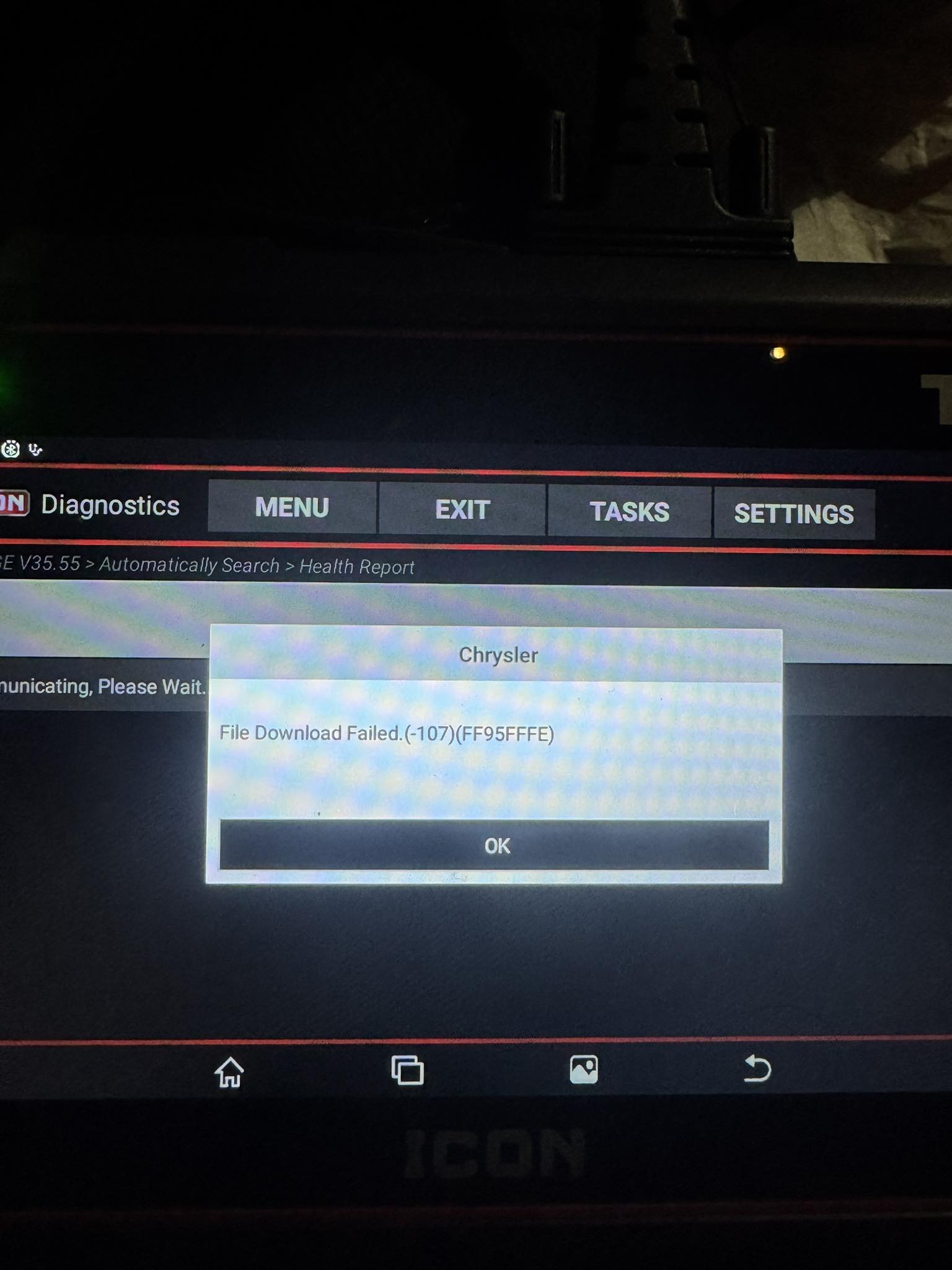 Where is 68RFE transmission relearn on Icon T7 for 2018 Ram 2500?