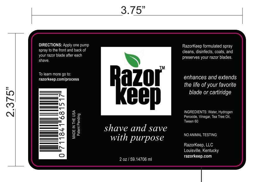 RazorKeep - The new spray bottle labels our almost finished.
