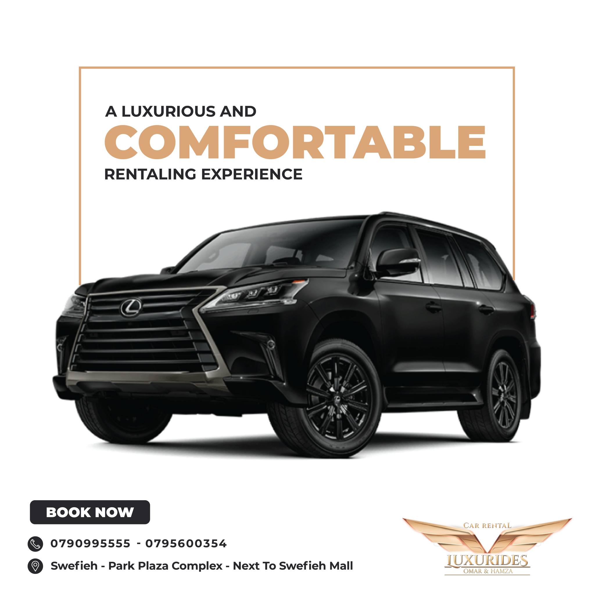 Luxurides Car Rent / By OMAR and HAMZA | Amman