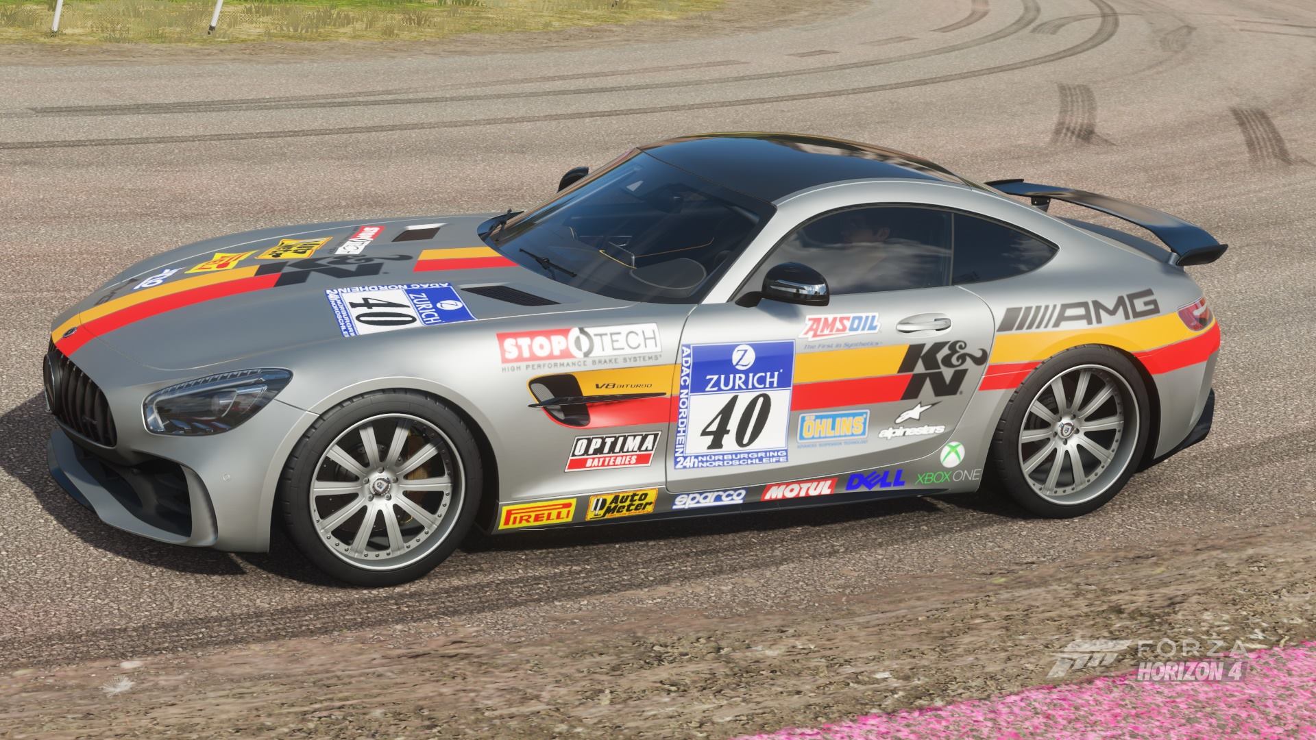 1st - 2017 Mercedes-AMG GTR K&N fictional race livery. In Forza Horizon ...