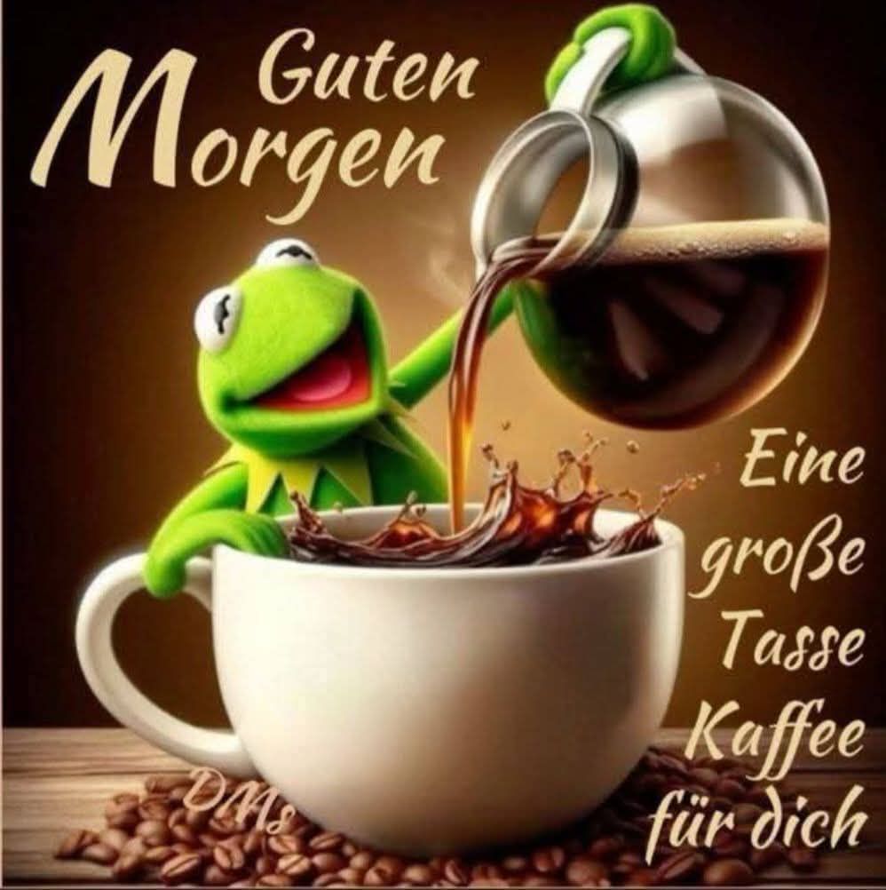 Мондем Guten Eine große Tasse Kaffee für dich ОМы