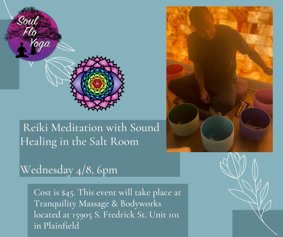 Reiki Meditation with Sound Healing in the Salt Room