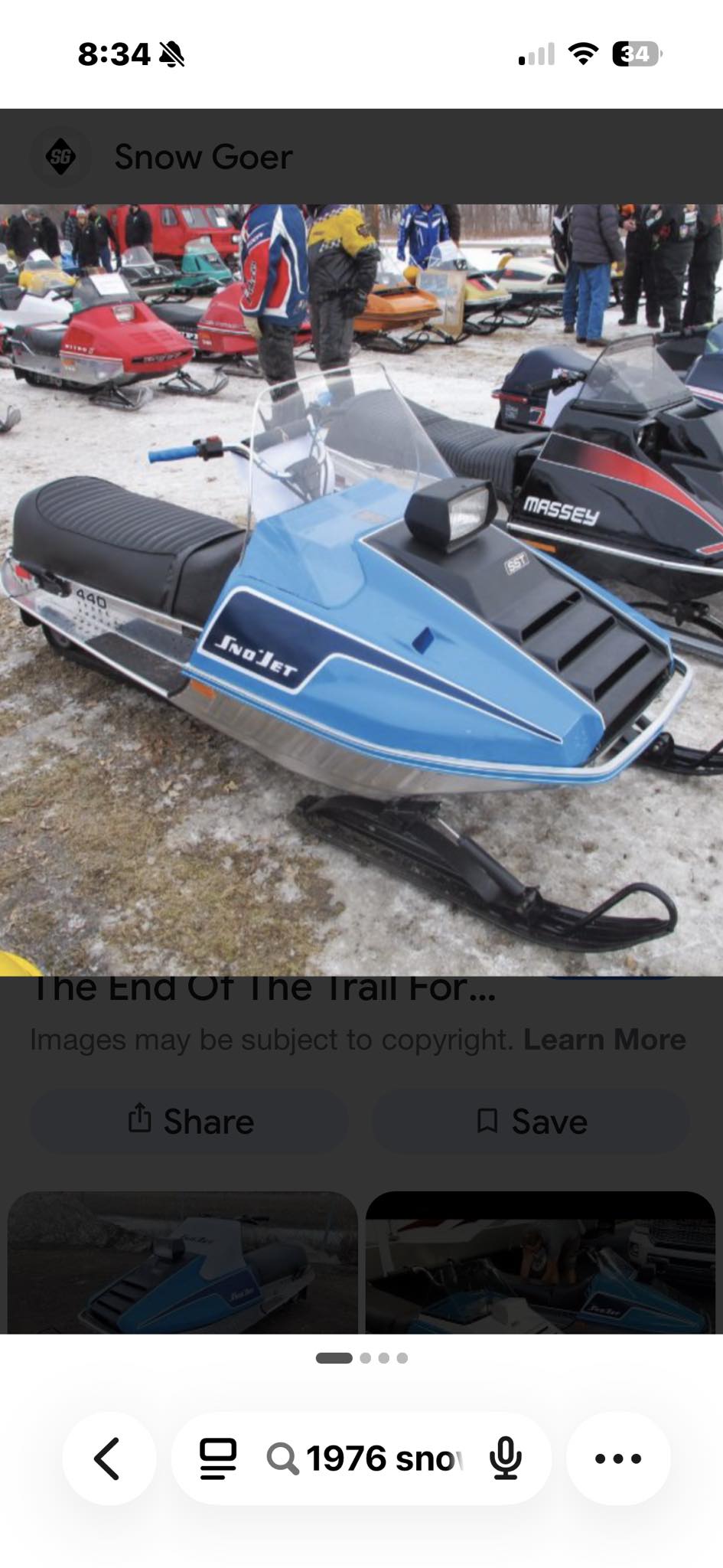 1974 Other Mercury Sno Twi 400 cc snowmobile for sale, Monona, Wisconsin 53713