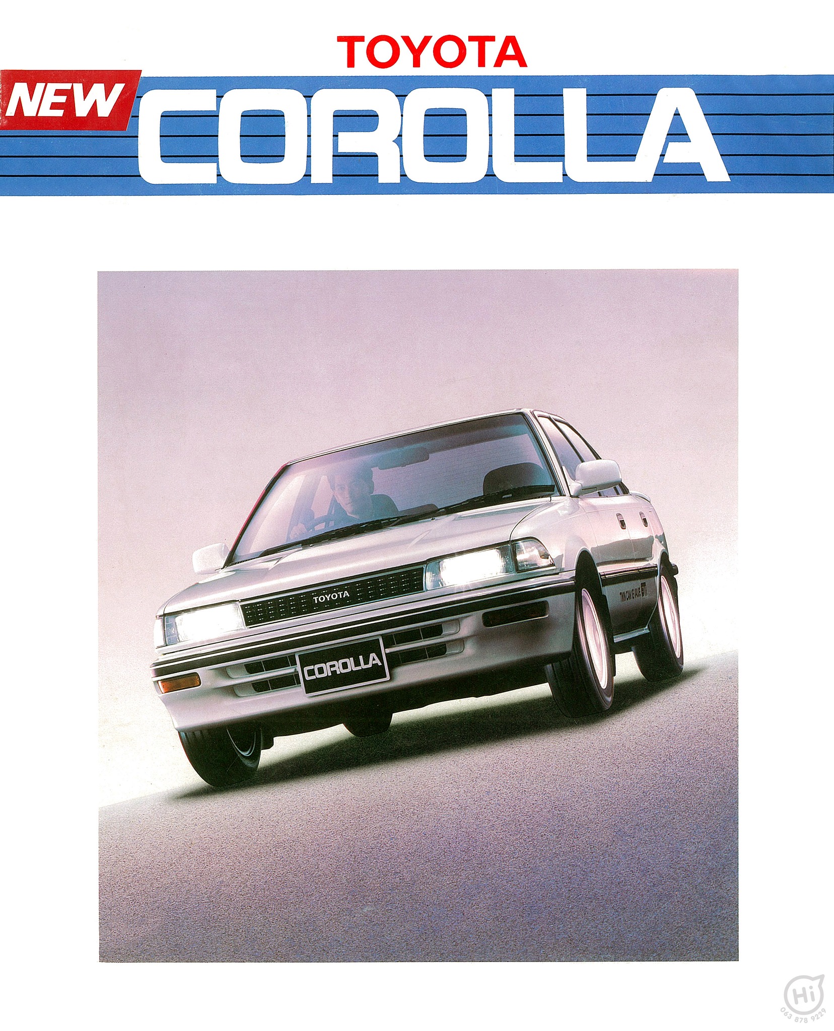 91) [ Thai Brochure ] Toyota Corolla AE92 (E90) 1987~1992 The 6th