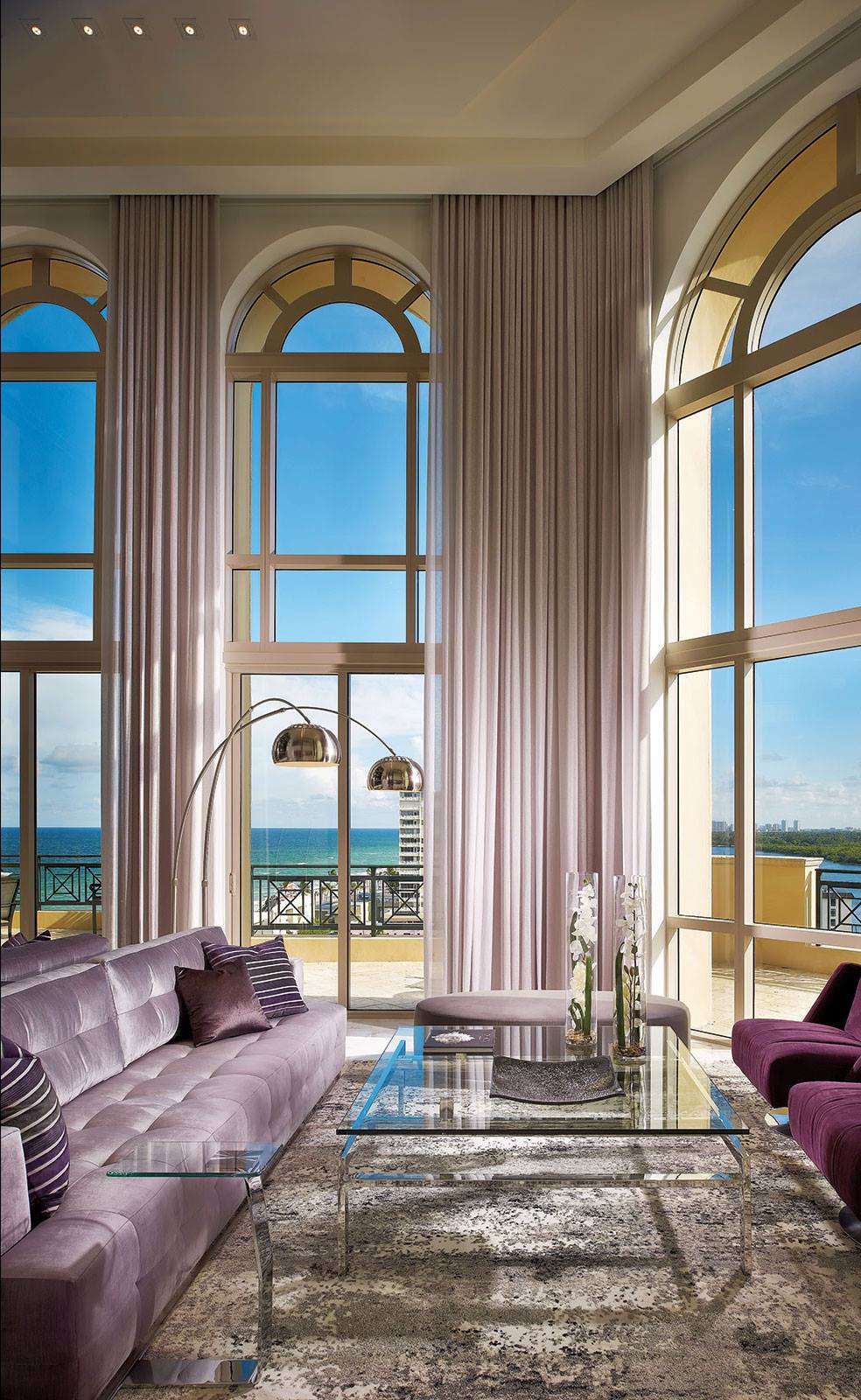 A luxury penthouse nestled... - Florida Design Magazine - Luxury Penthouse Nestled