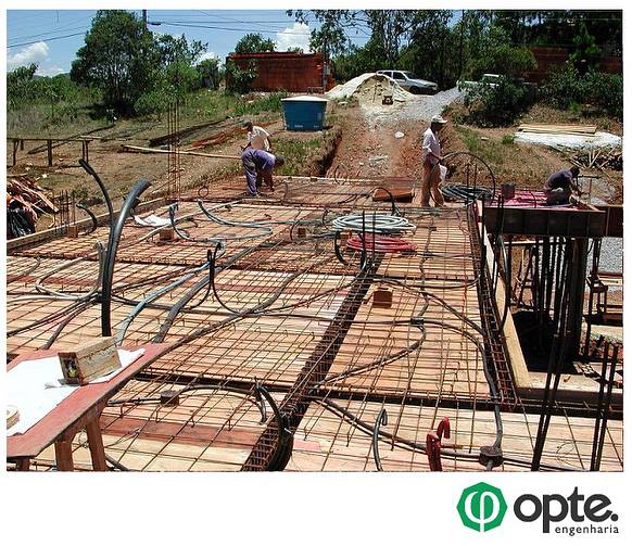 Opte Engenharia - Acompanhante de obra... Etapas: montagem... | Facebook