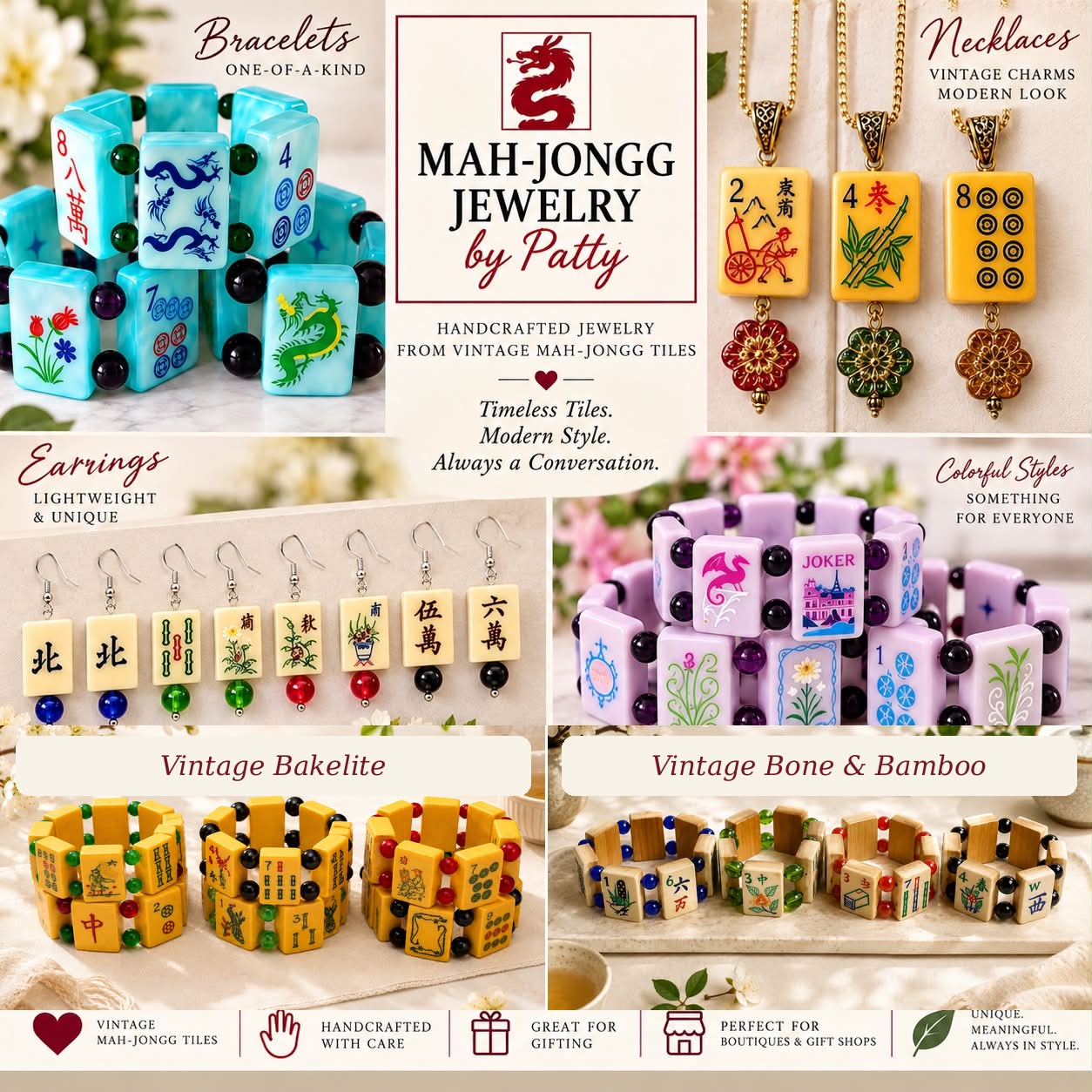 Mahjong enthusiast finds vintage bracelet