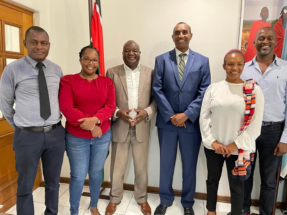 A group of mixed sports officials from Kenya and Botswana paid a ...