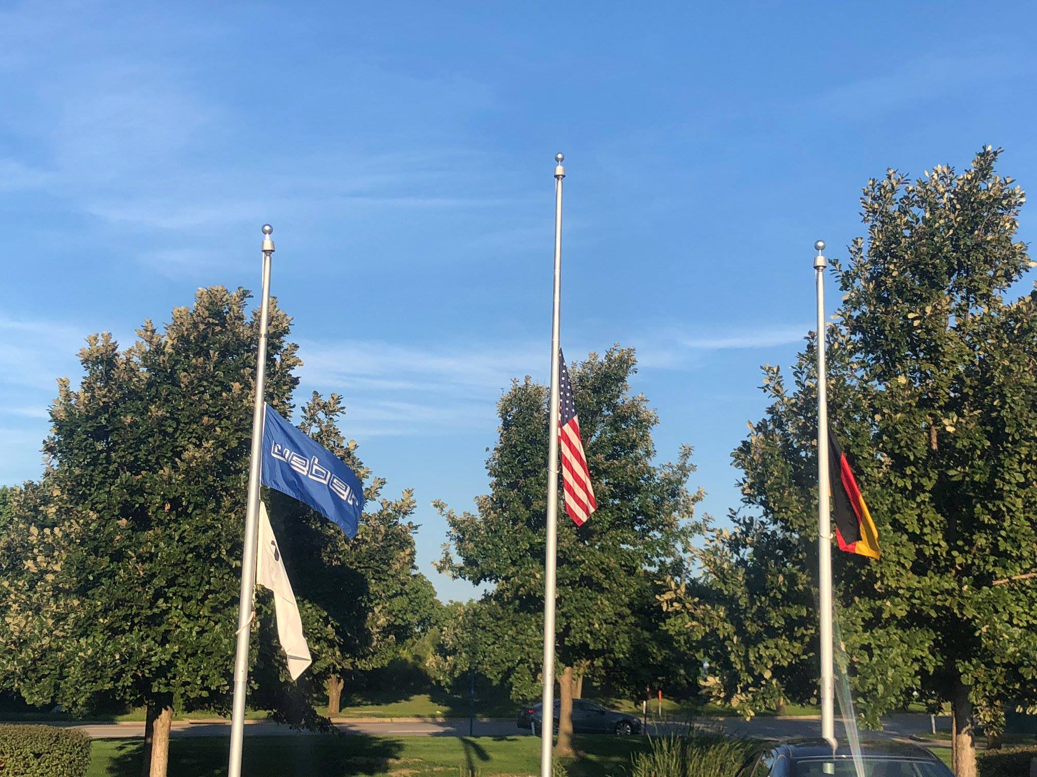 Weber, Inc - US - Our flags are at half-staff today in... | Facebook
