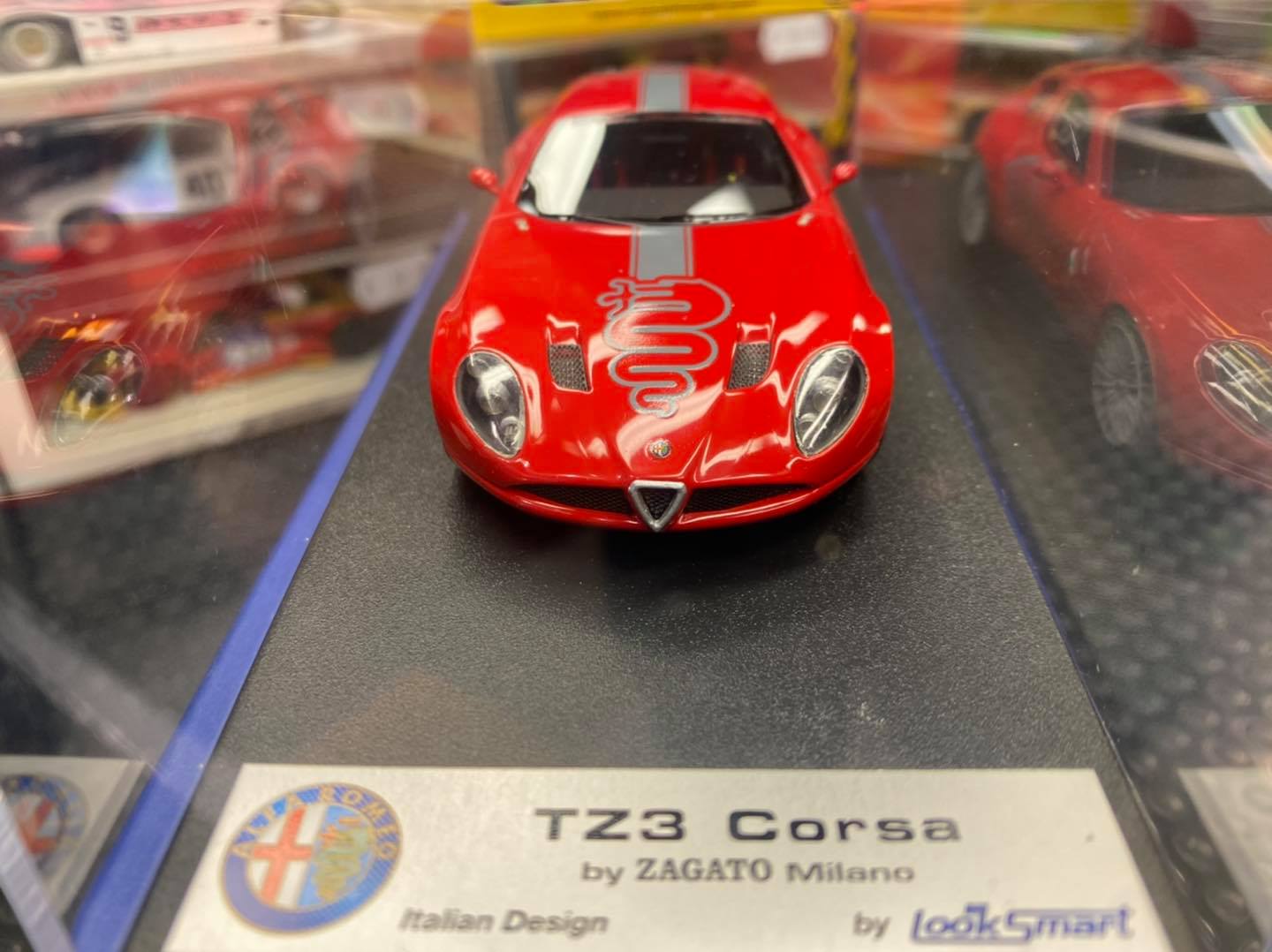 ルックスマート1/43 ALFA ROMEO 多く TZ3 CORSA Redミニカー