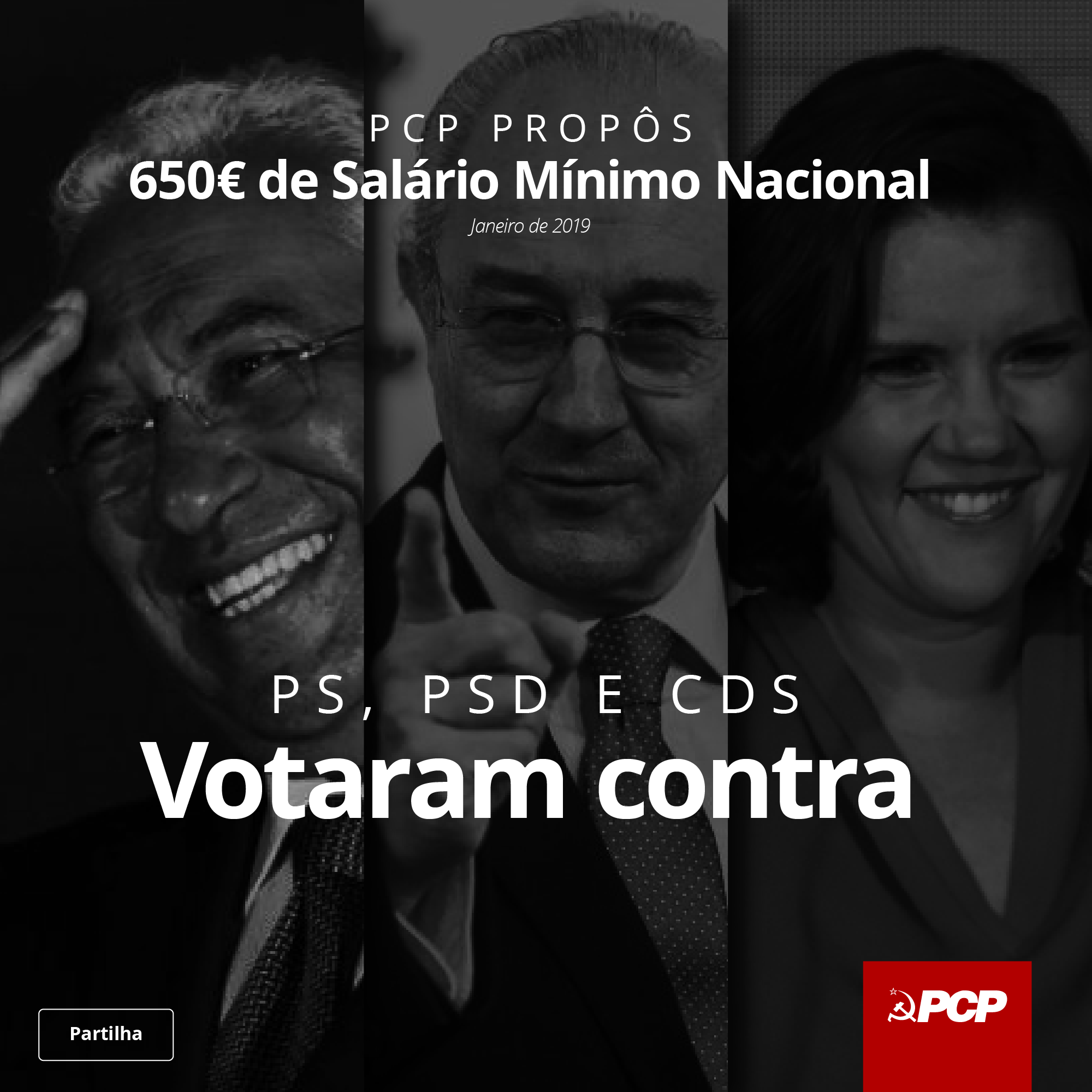 PS, PSD e CDS contra o... - PCP - Partido Comunista Português | Facebook