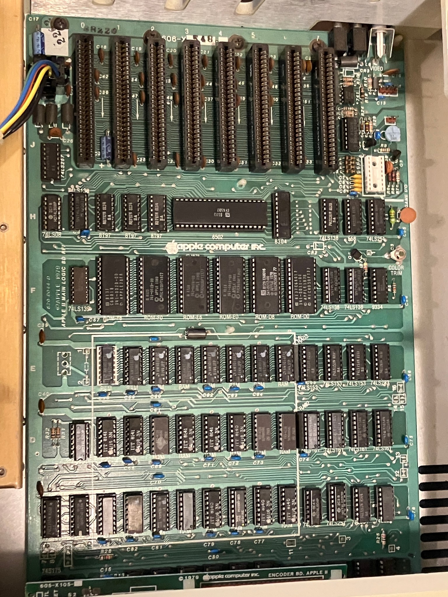 Apple II 48k board issues after working for a year