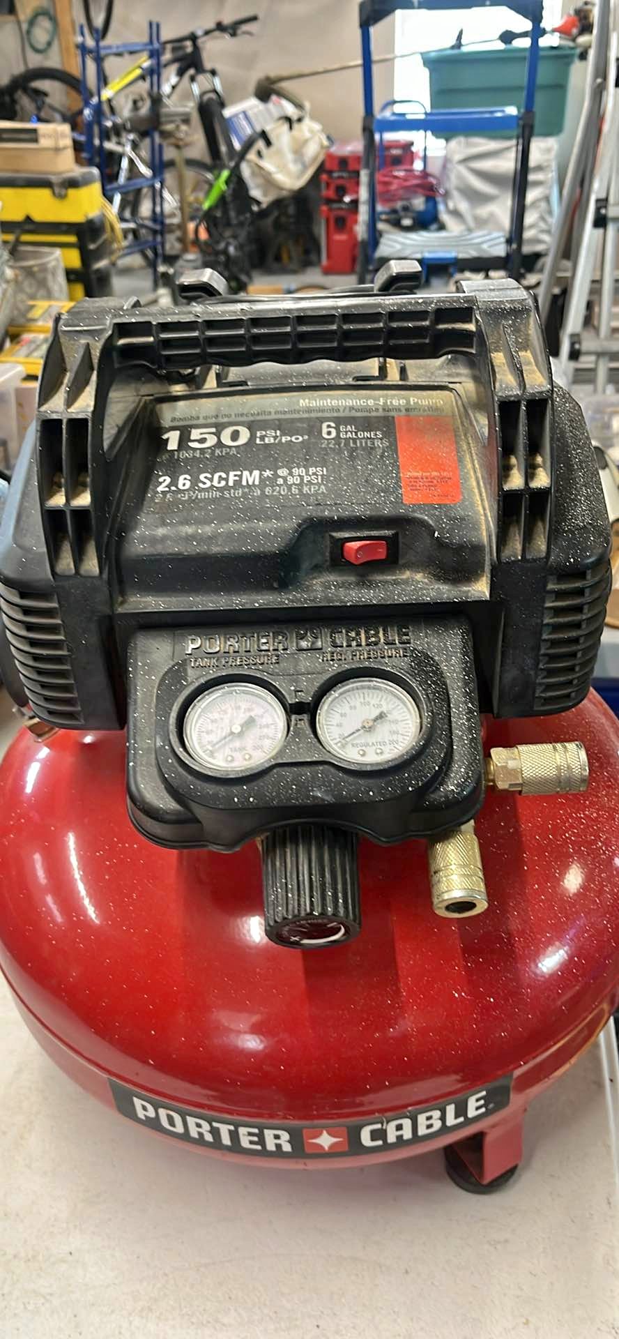 New in box Central Pneumatic 3 gal 100 psi pancake air compressor - Air ...