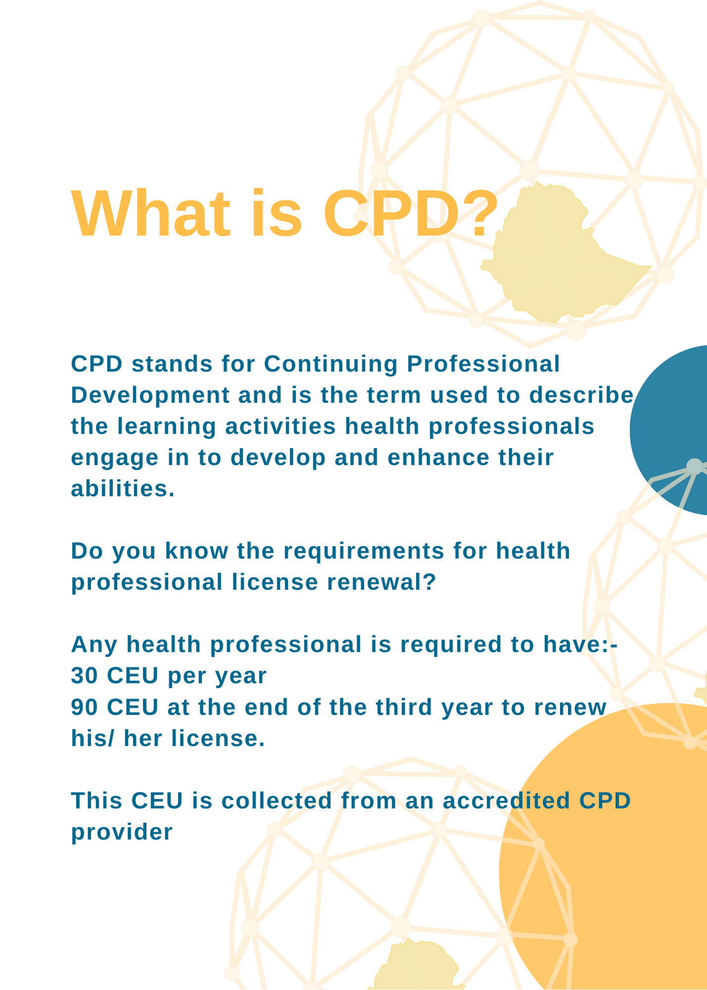 What is CPD for Health... - Blue Health Ethiopia | Facebook