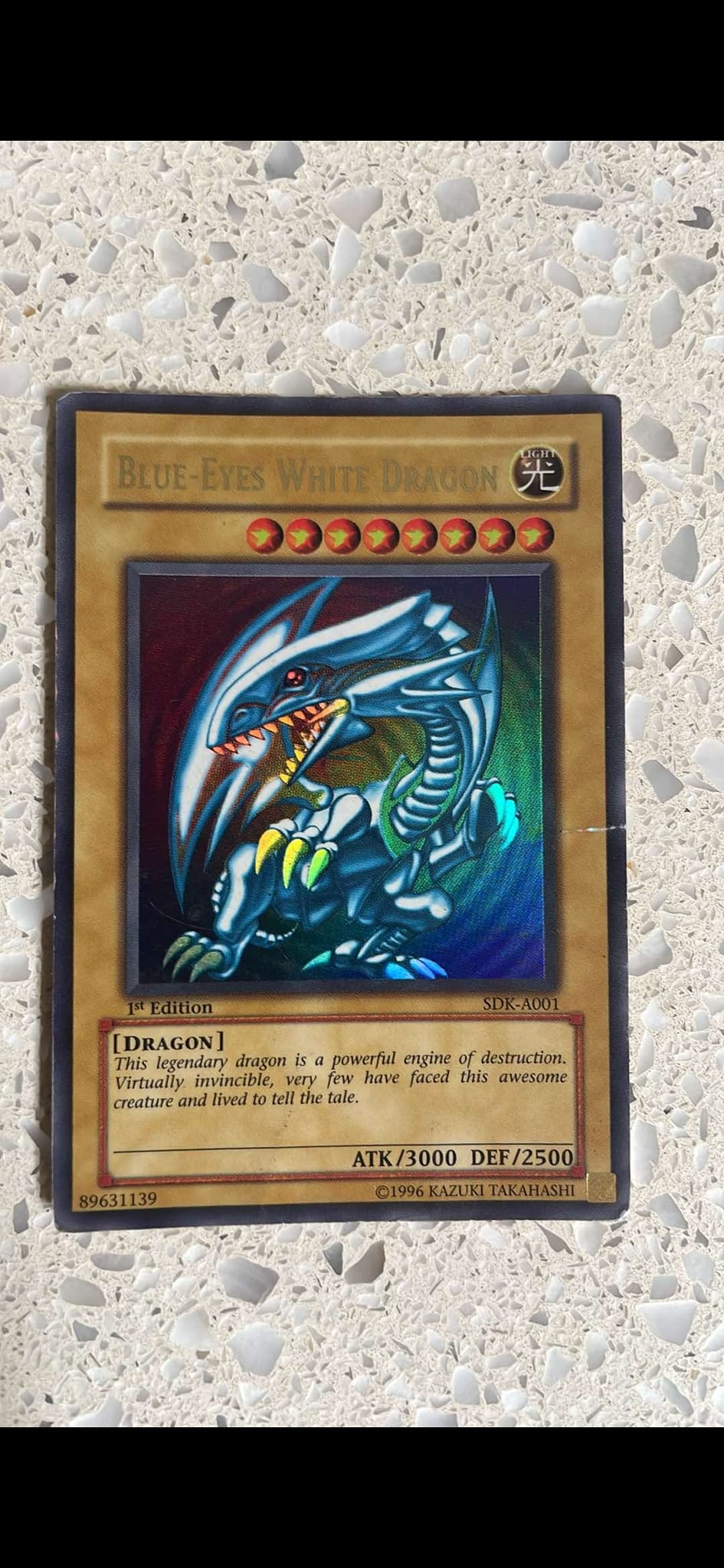 yugioh card blue eyes white dragon sdk 001 SDK-001 2002 (Kazuki, Yu Gi Oh) ** PSA Graded 8| Bitz & Buttons Singles by Yu Yu-Gi-Oh! Blue-Eyes White Dragon… -
