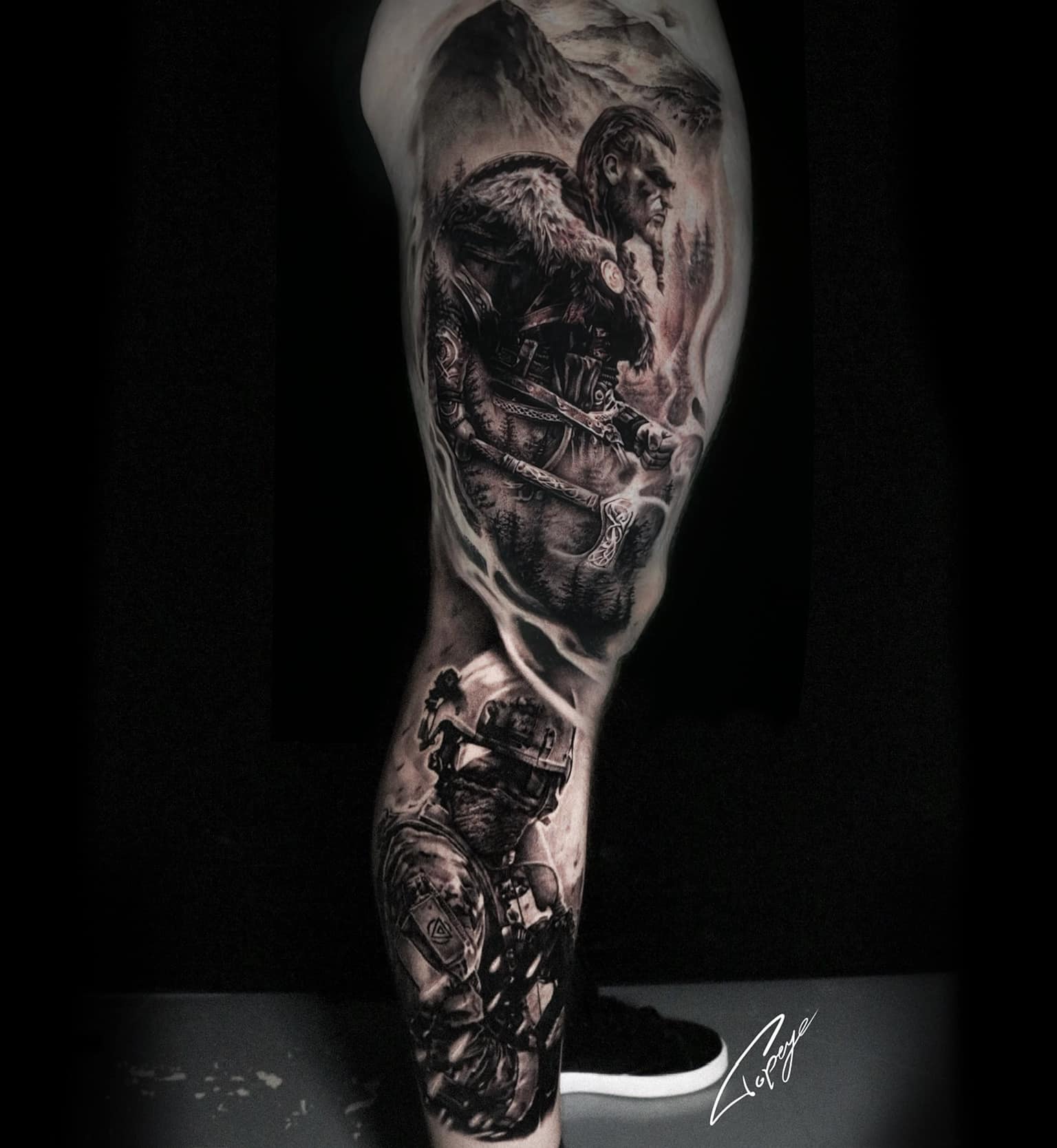 Tatouage De Popeye Sur L Avant Bras