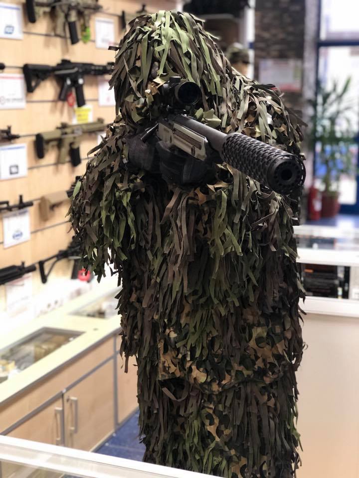 KMCS 4.1 Dark Forest Ghillie Suit. #camouflage