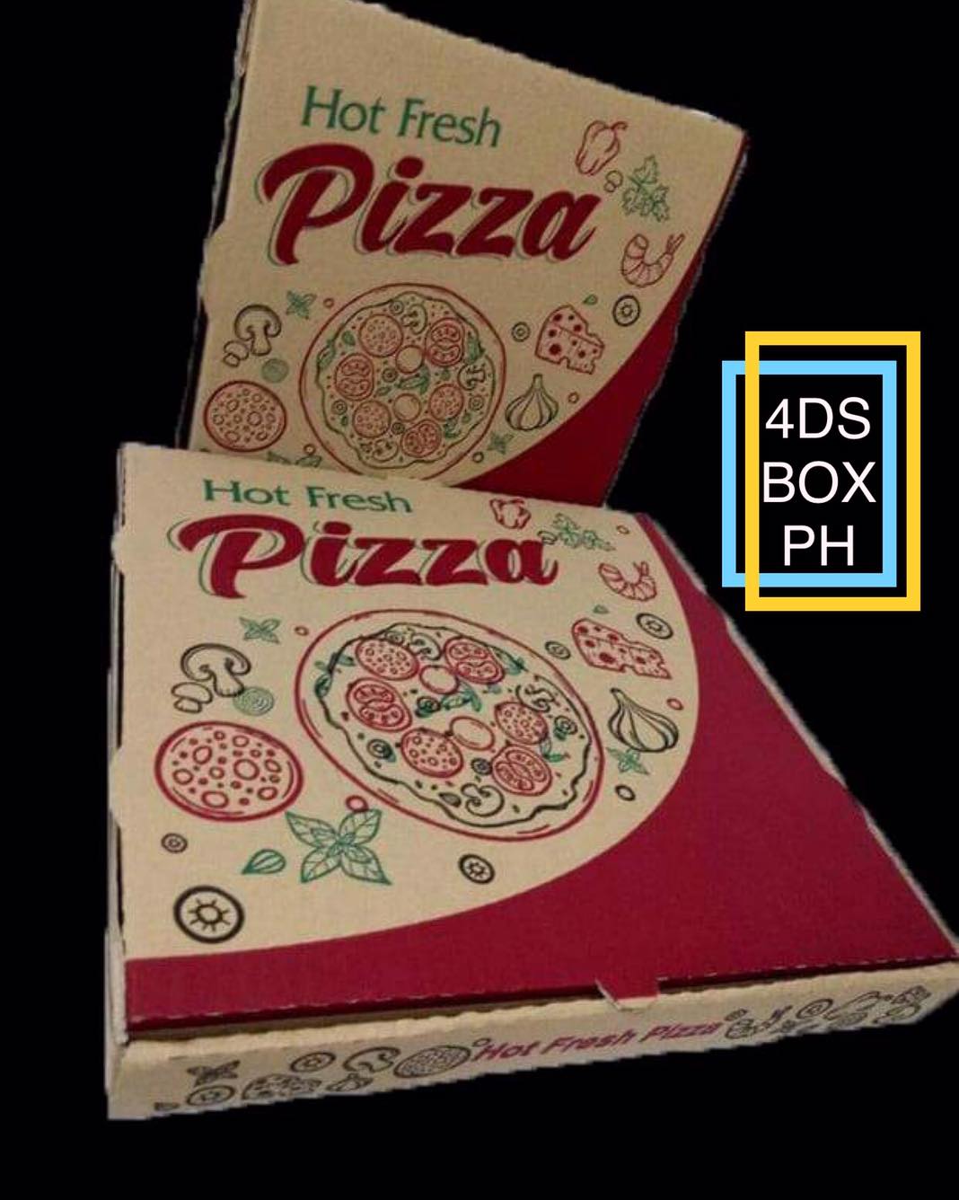 4DS BOX PH - 🍕 CORRUGATED PIZZA BOX ‼️ 🍕GENERIC DESIGNS‼️...