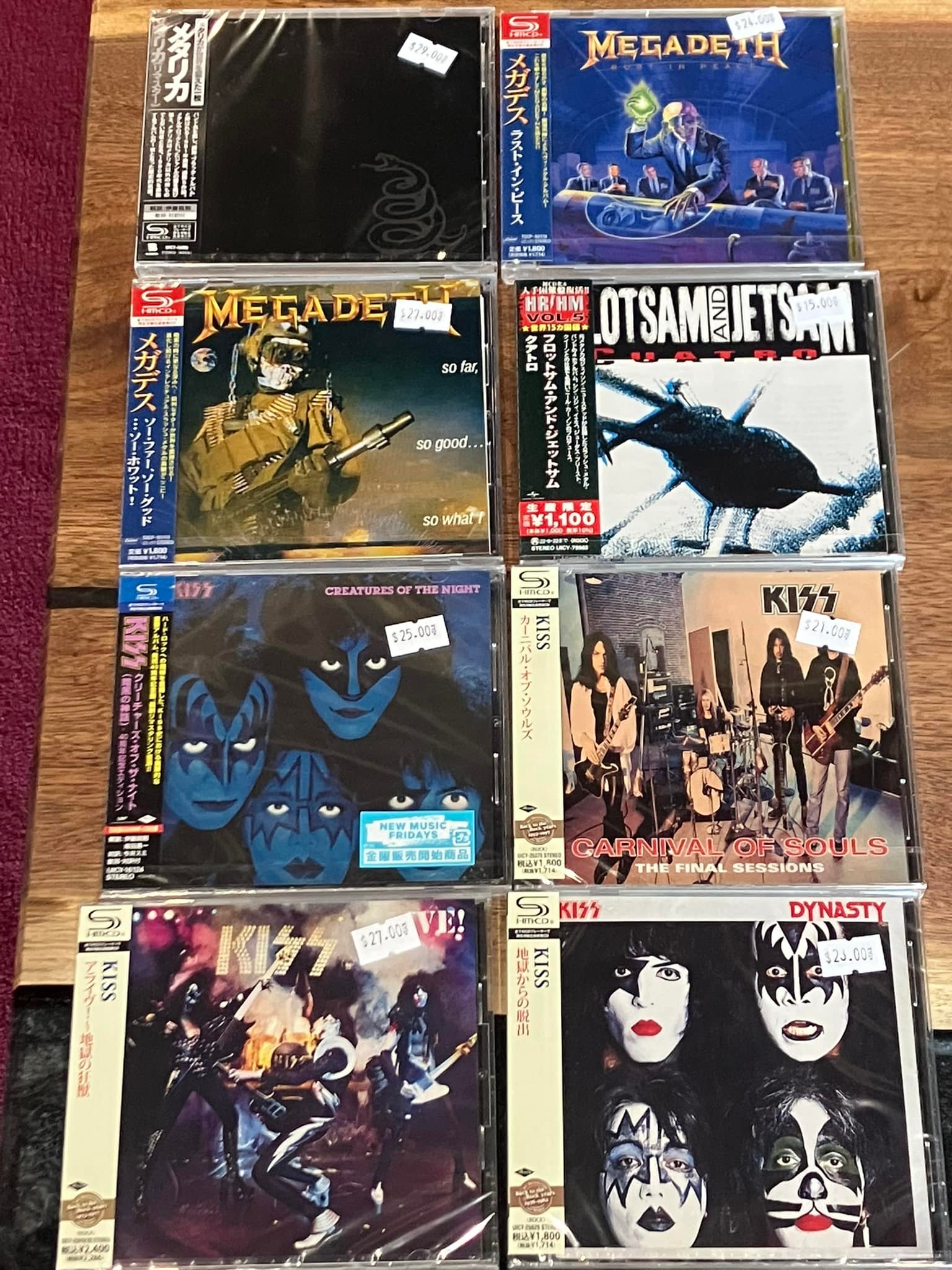 We got in a bunch of cool Japanese import CDs! We have several 