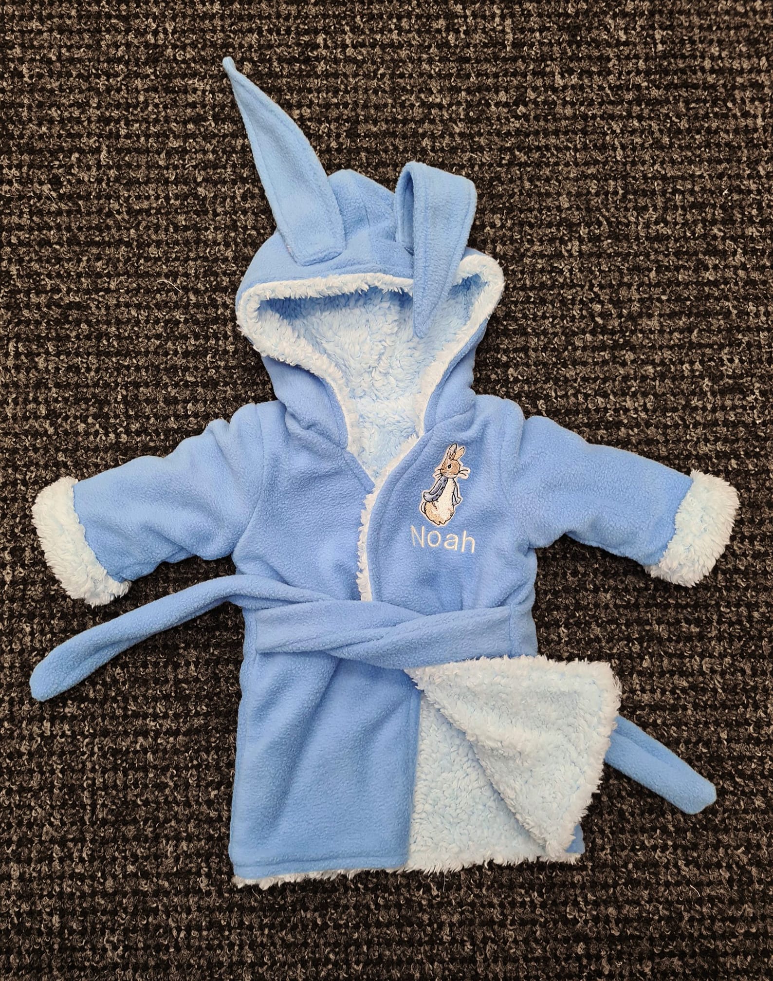 Lucy - Morning & happy Tuesday 😁💙 My little Peter Rabbit robe is so ...