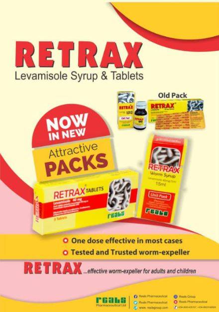 Retrax Tab and Syrup Now in New... - Reals Pharmaceutical.