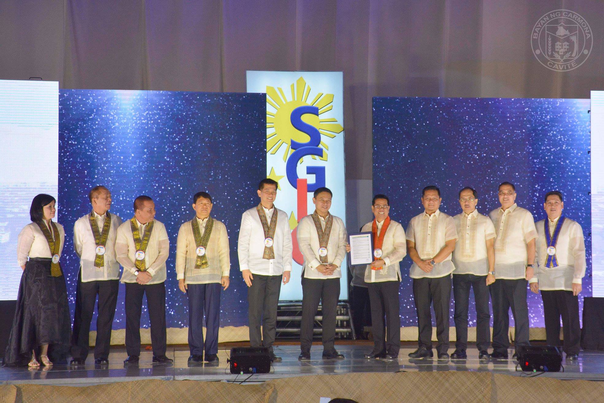 LOOK: Carmona LGU bags fourth SGLG. CONG.ROY receives the award on ...