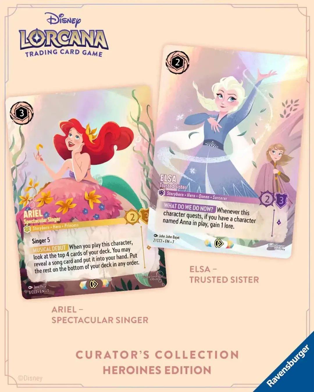 Disney Announces Lorcana Curator's Collection Featuring Classic